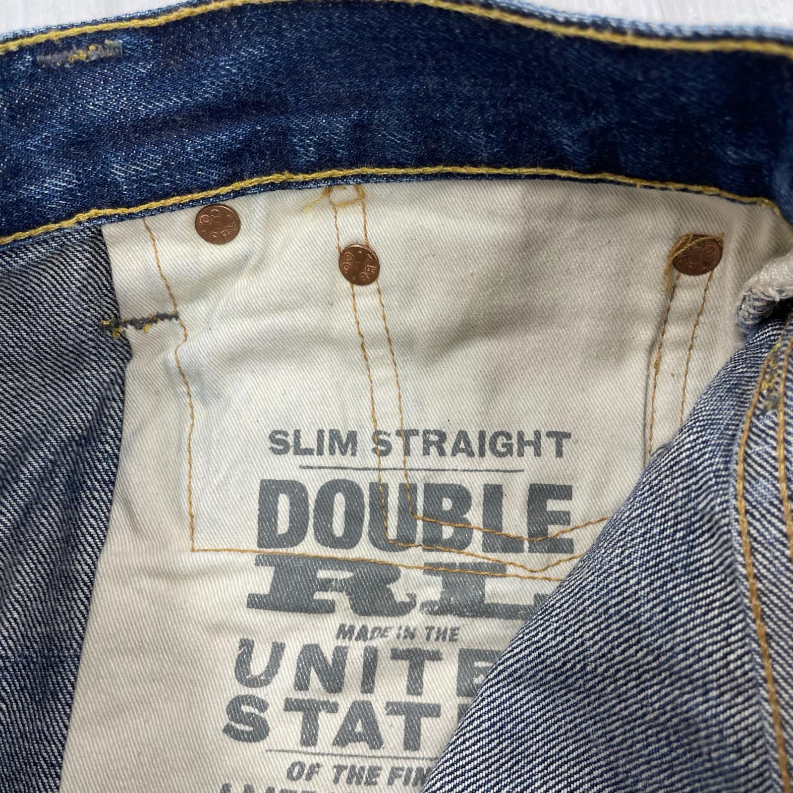 デニムパンツ USA製 SLIM STRAIGHT DENIM (W29) 紺 29 ネイビー