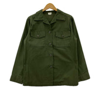 長袖シャツ 80s U.S.ARMY ﾚﾃﾞｨｰｽ用ﾕｰﾃｨﾘﾃｨｼｬﾂ 緑 カーキ
