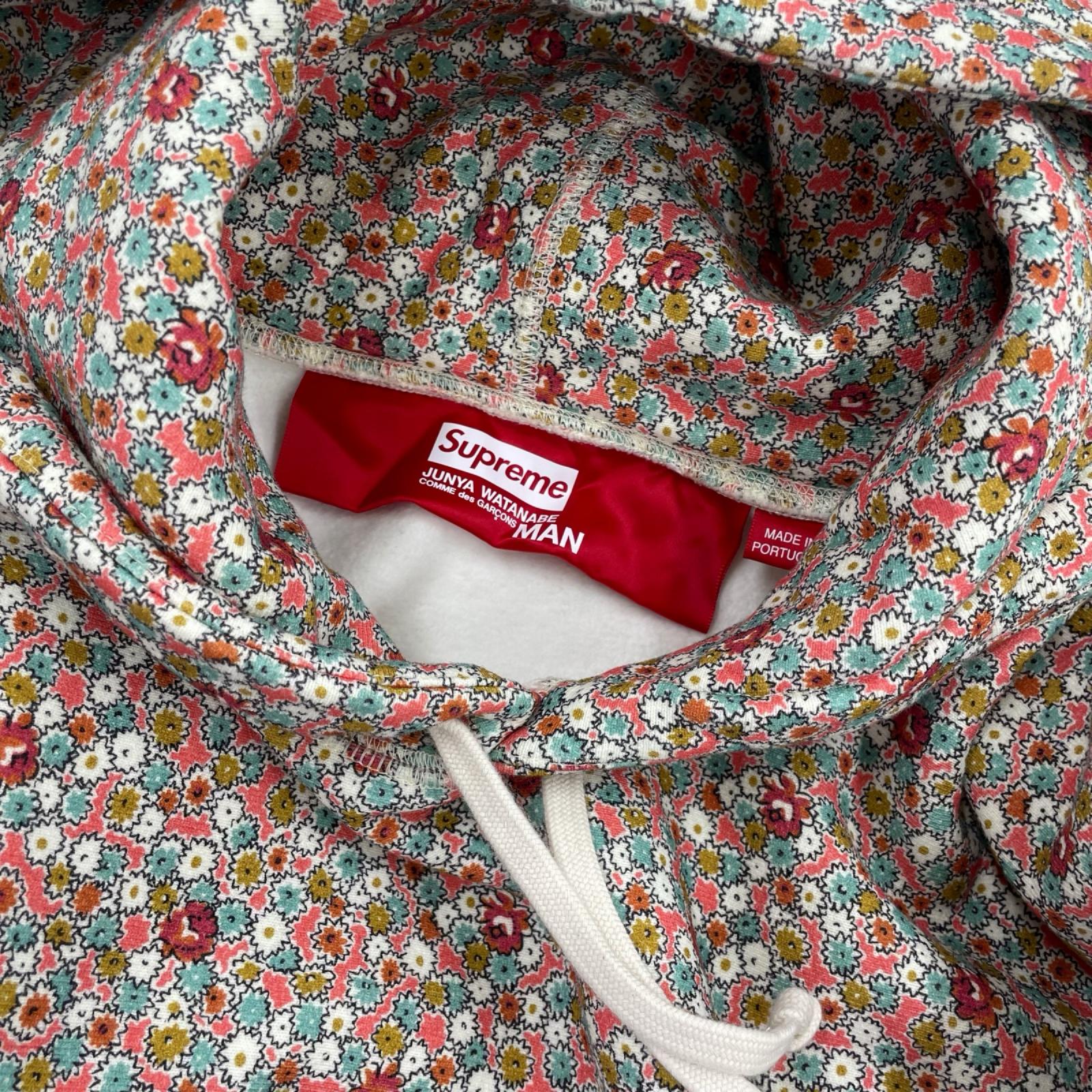 パーカー ×JUNYA WATANABE Pink Flowers Hoodie (L) L