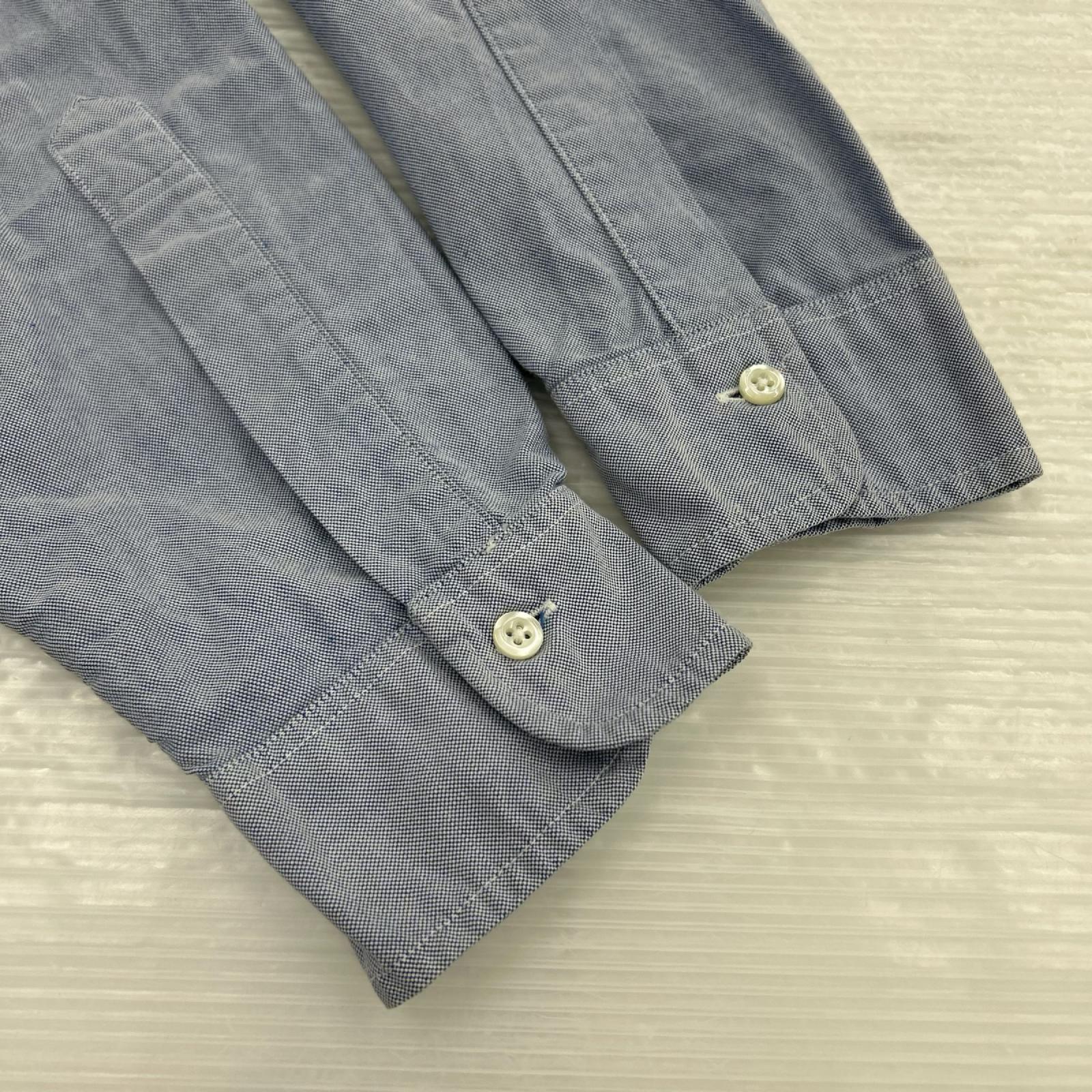 長袖シャツ USA製 80s~90s Makers BDｼｬﾂ ﾗｲﾄﾌﾞﾙｰ