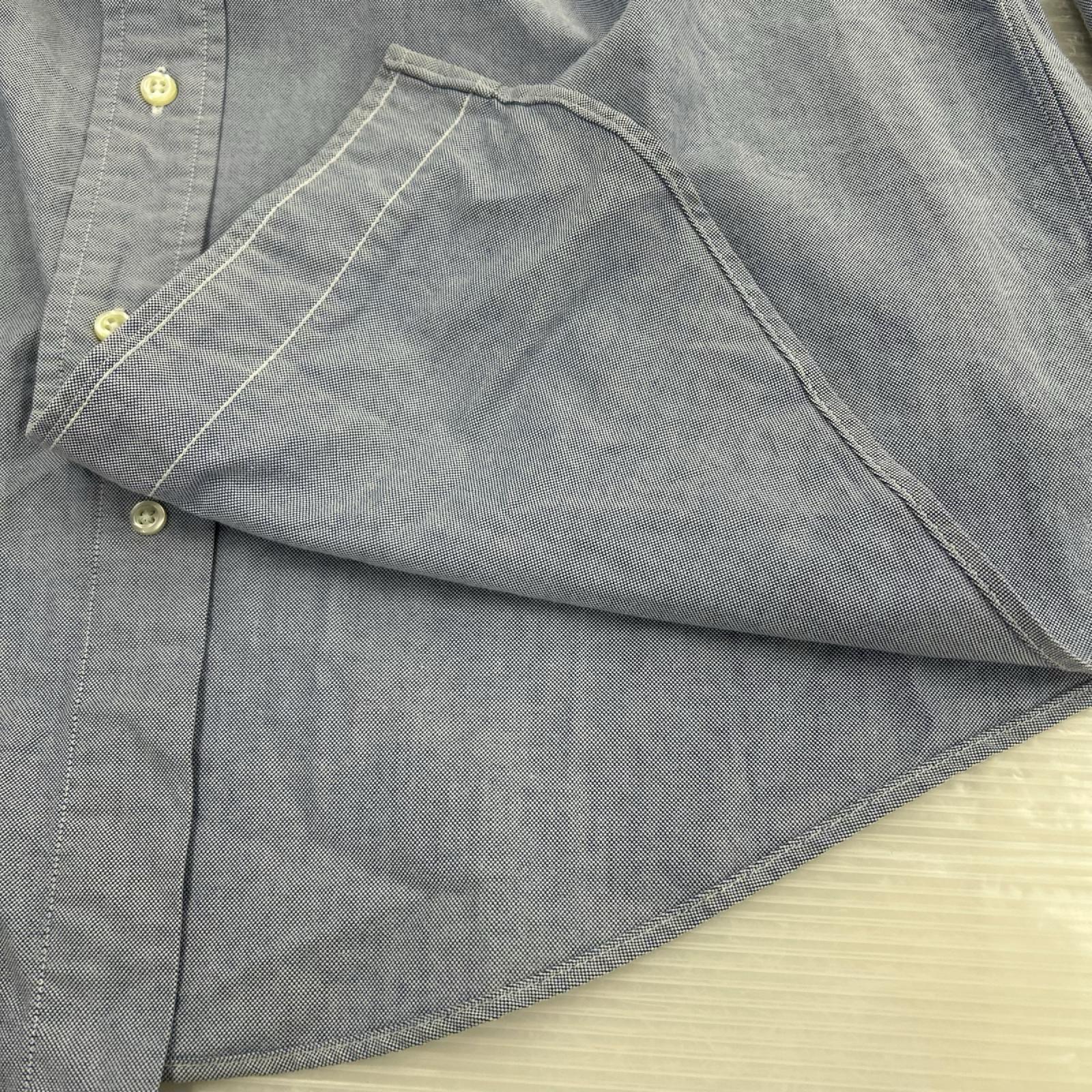 長袖シャツ USA製 80s~90s Makers BDｼｬﾂ ﾗｲﾄﾌﾞﾙｰ