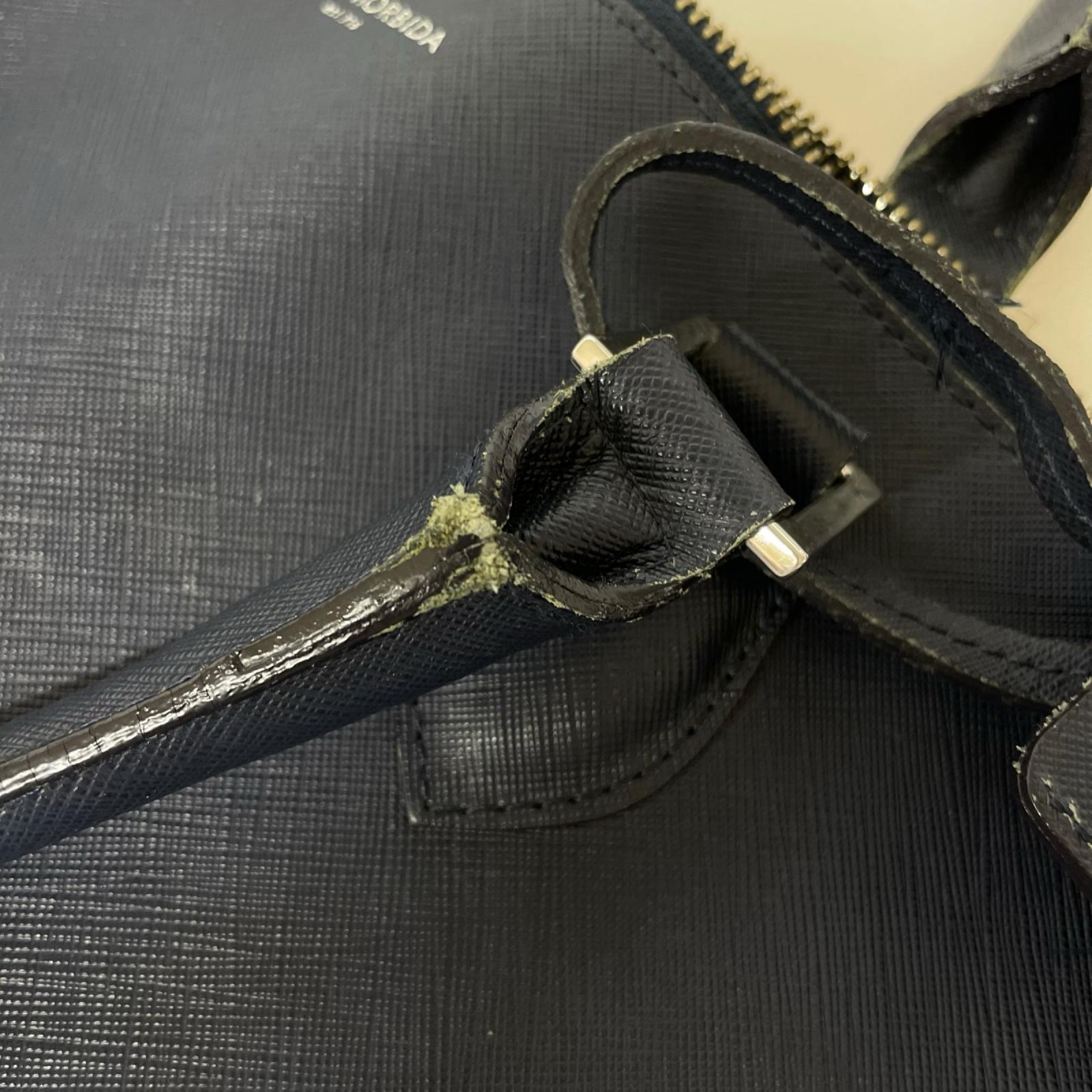 ブリーフケース PELLE MORBIDA ﾊﾝﾄﾞﾊﾞｯｸﾞ ネイビー