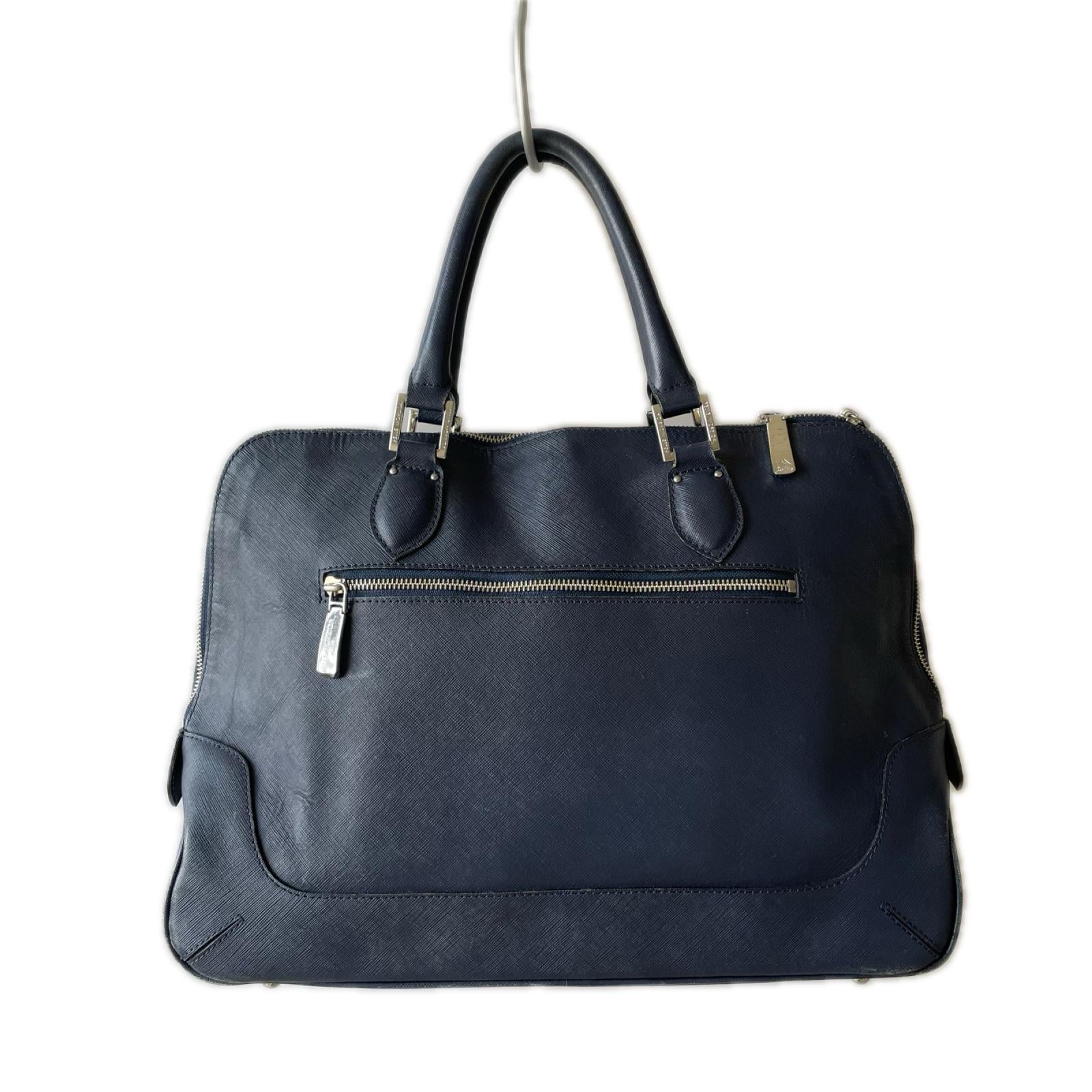 ブリーフケース PELLE MORBIDA ﾊﾝﾄﾞﾊﾞｯｸﾞ ネイビー