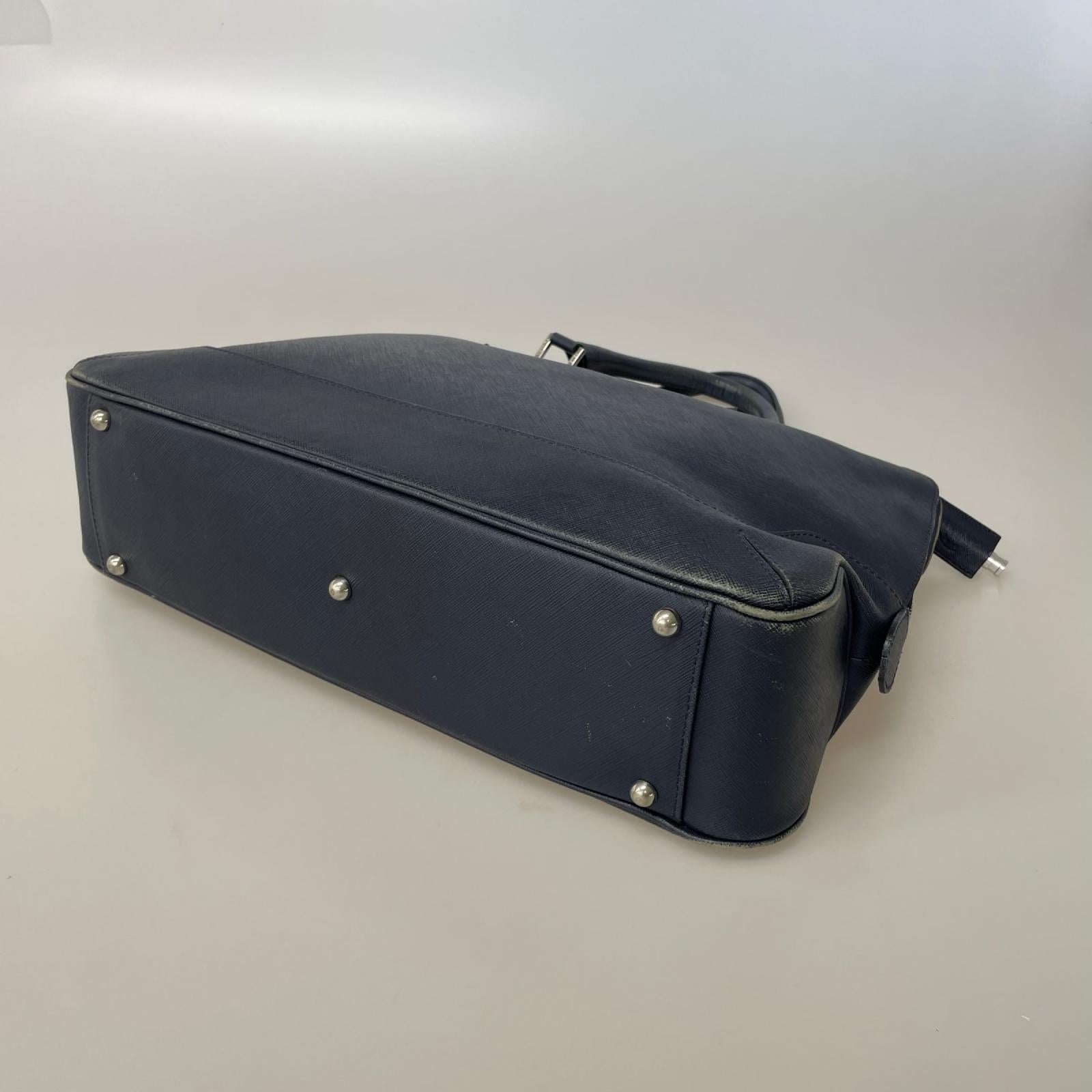 ブリーフケース PELLE MORBIDA ﾊﾝﾄﾞﾊﾞｯｸﾞ ネイビー