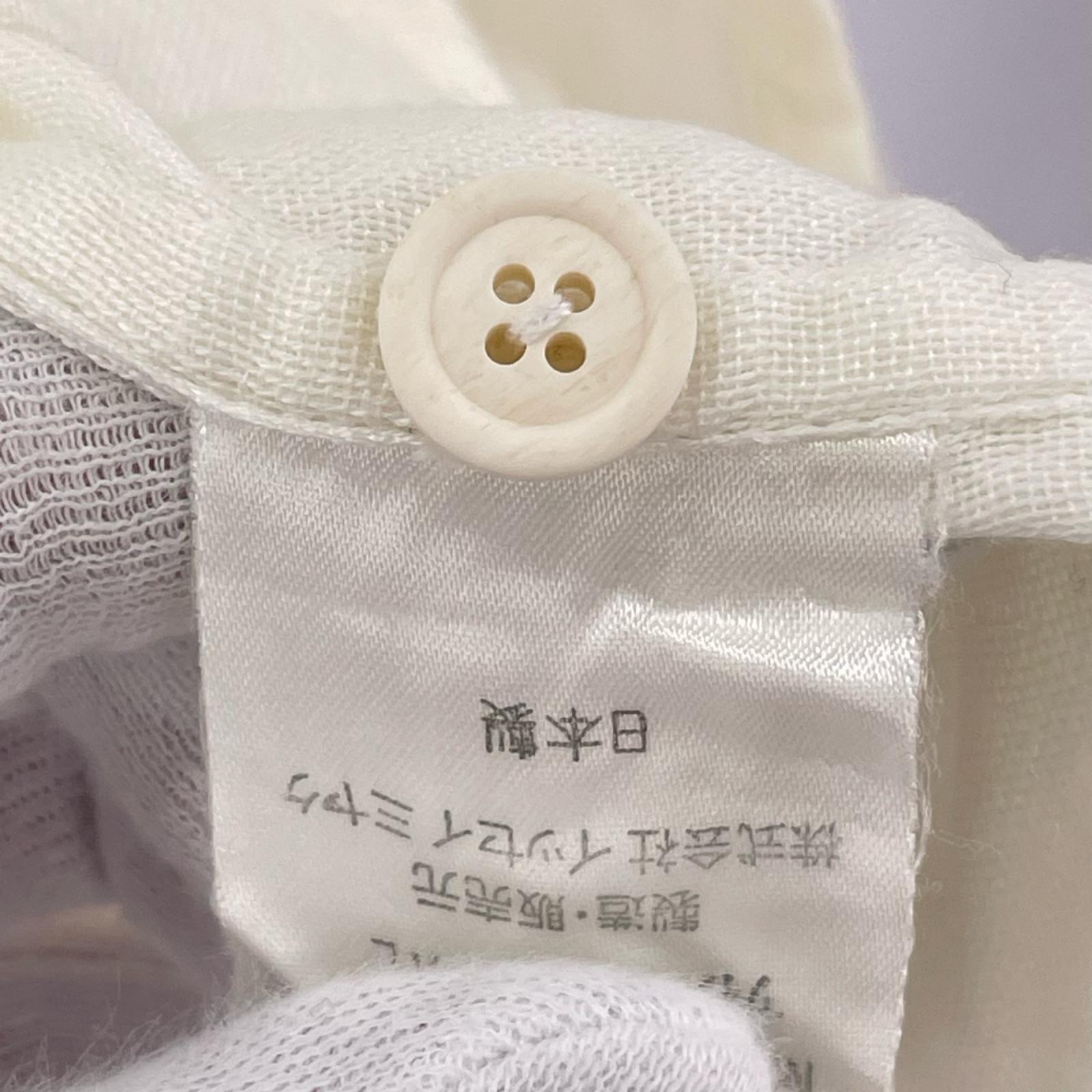 長袖シャツ ISSEY MIYAKE ｽﾀﾝﾄﾞｶﾗｰｶﾞｰｾﾞｼｬﾂ ﾎﾜｲﾄ ホワイト