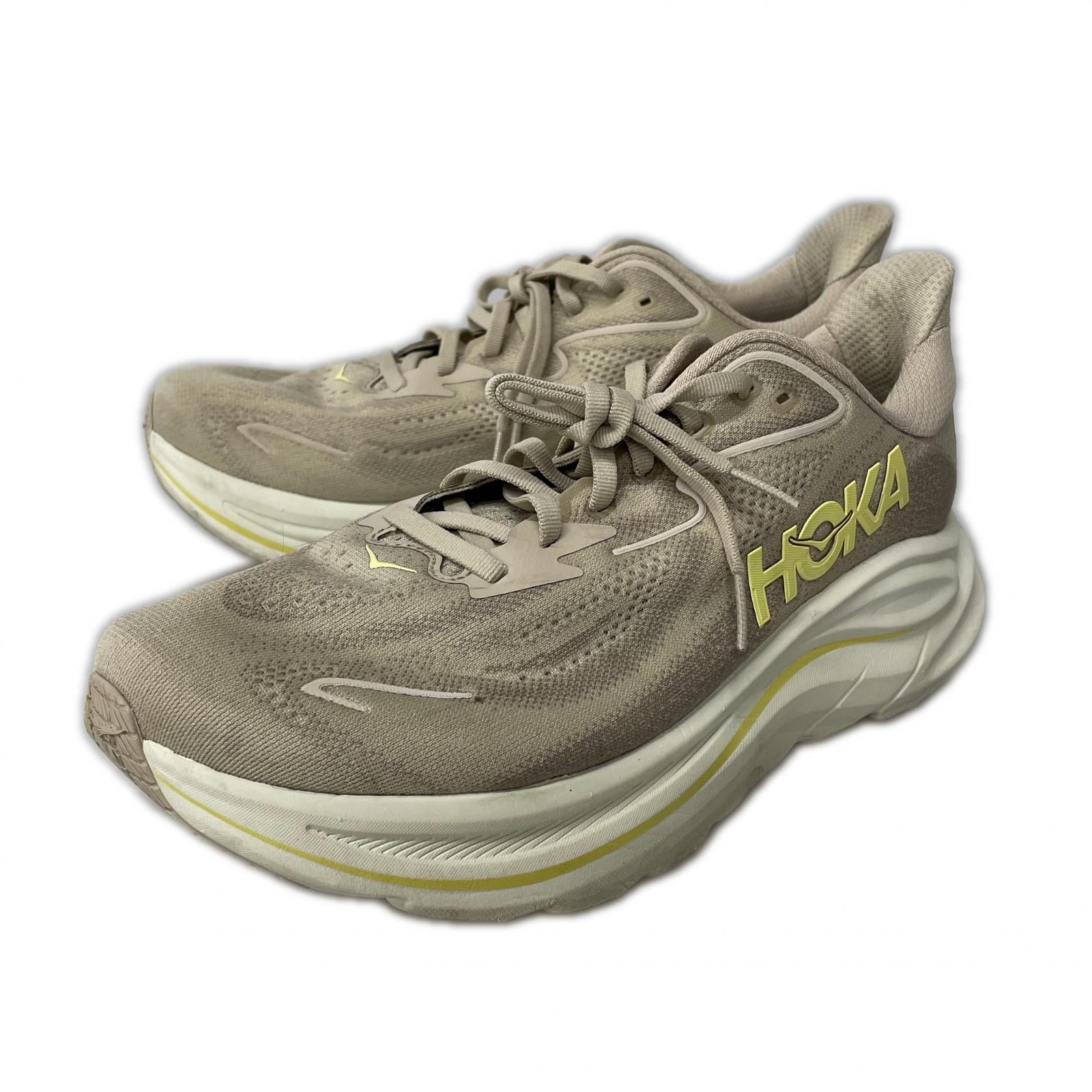 スニーカー HOKA F27525E 27.5cm 27.5cm (US9 1/2 UK9 EU45) ベージュ