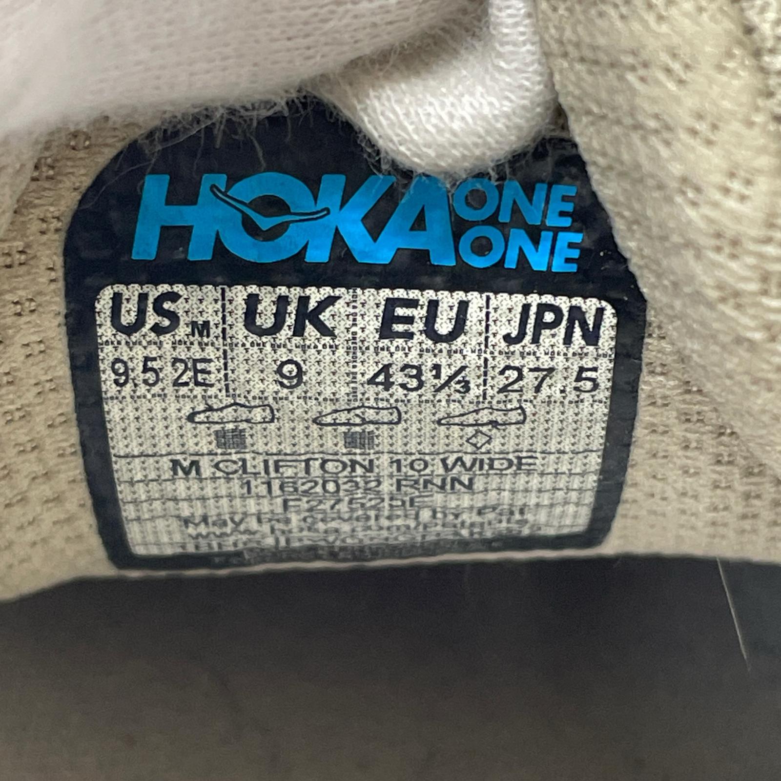 スニーカー HOKA F27525E 27.5cm 27.5cm (US9 1/2 UK9 EU45) ベージュ