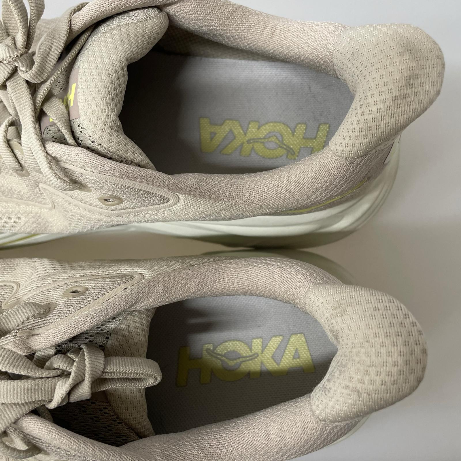 スニーカー HOKA F27525E 27.5cm 27.5cm (US9 1/2 UK9 EU45) ベージュ