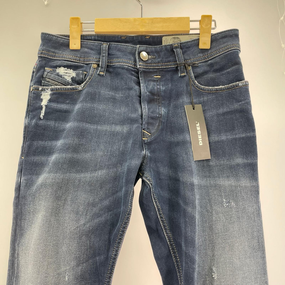 デニムパンツ SLEENKER 紺 W28 28 ブルー