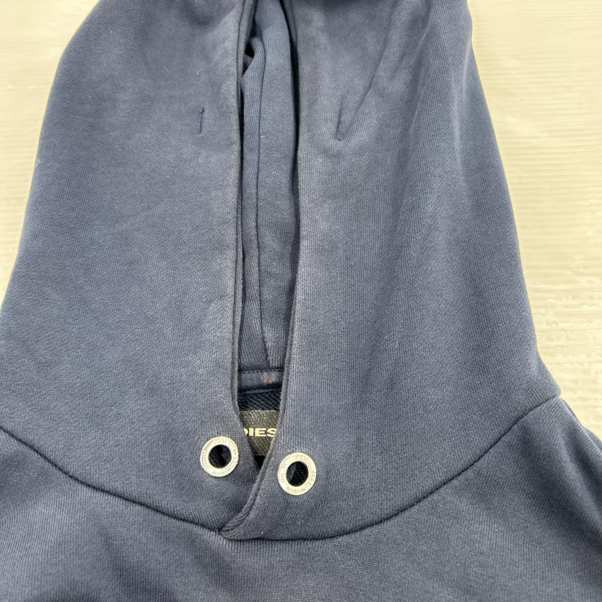 パーカー デニムテープ 青 M ネイビー