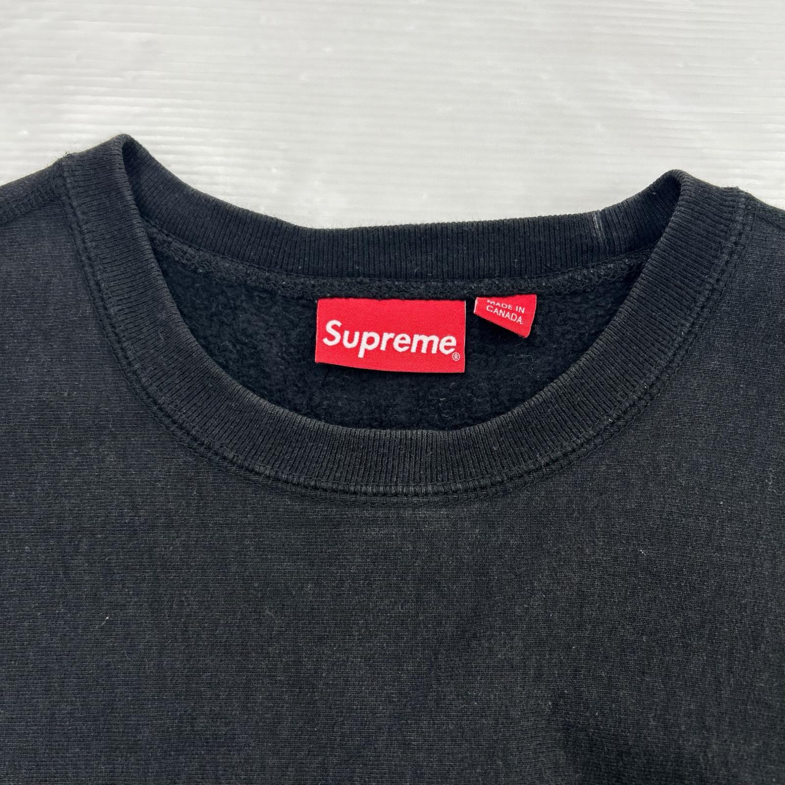 スウェット Supreme Box Logo Crewneck BLACK M ﾌﾞﾗｯｸ M ブラック