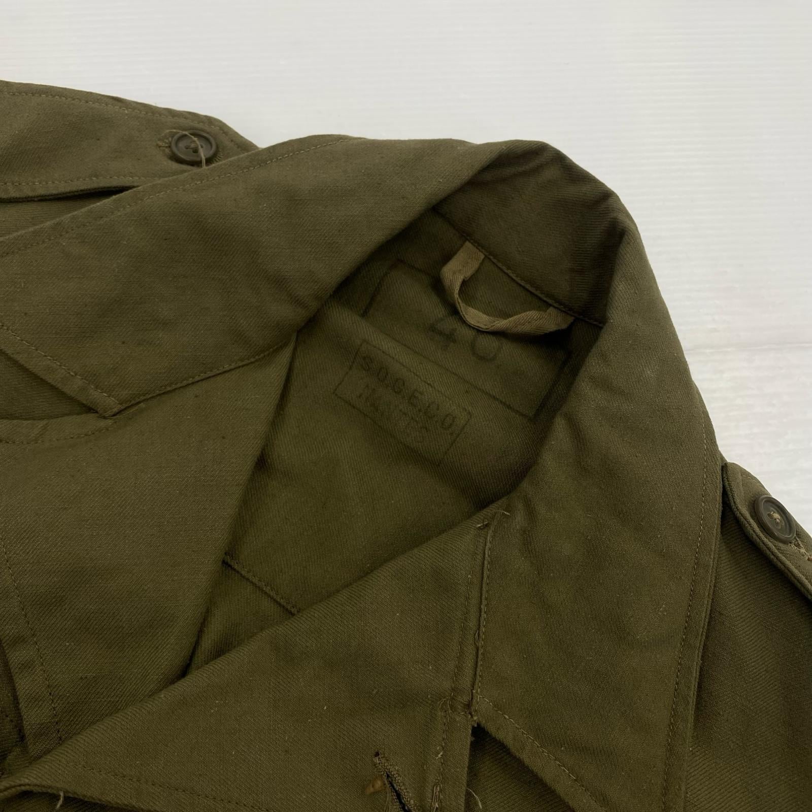 ジャケット ﾌﾗﾝｽ軍 40s-50s M-47 ﾌｨｰﾙﾄﾞｼﾞｬｹｯﾄ ｶｰｷ (46)