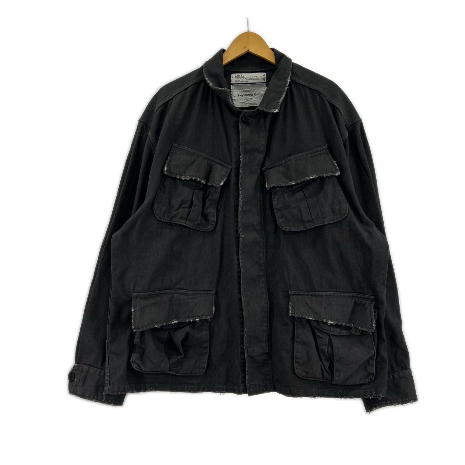 ジャケット 22SS Japanese Souvenir Fatigue Jacket L ブラック