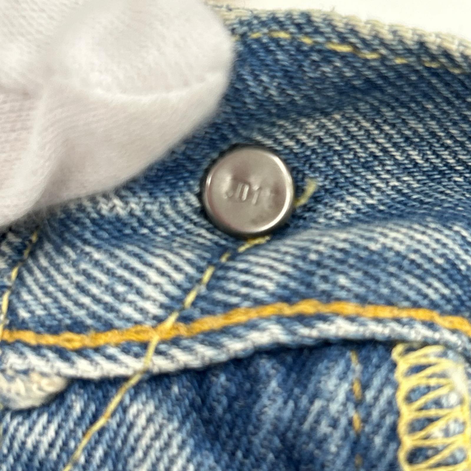 デニムパンツ LEVI'S VINTAGE CLOTHING 1955ﾓﾃﾞﾙ 501XX ｸﾗｯｼｭ ﾘﾍﾟｱ加工ﾃﾞﾆﾑﾊﾟﾝﾂ 28 ブルー