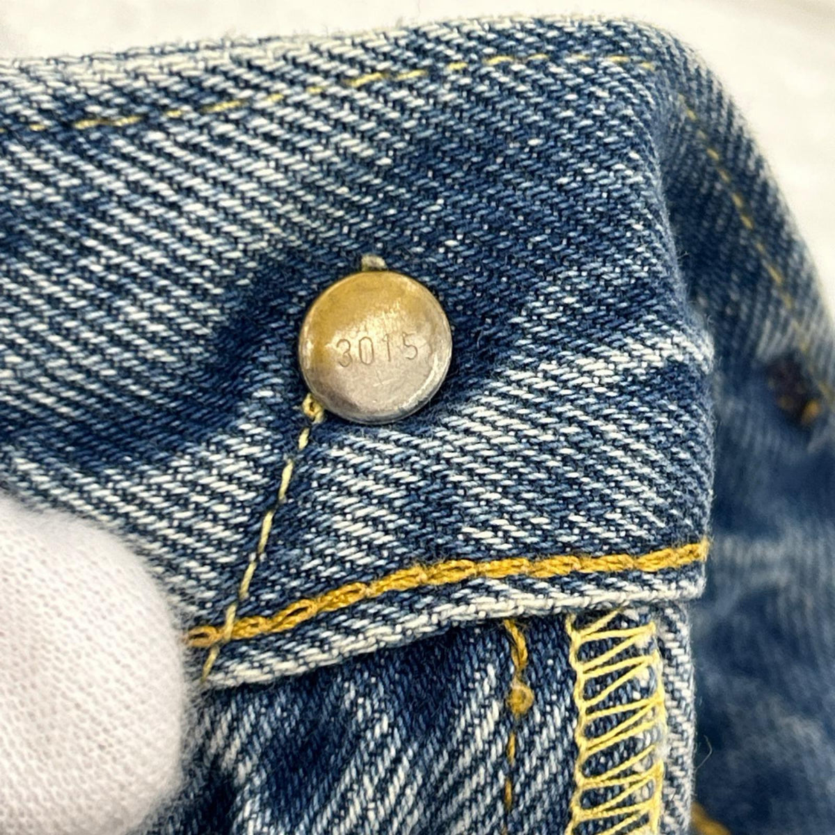 デニムパンツ LEVI'S VINTAGE CLOTHING 1955ﾓﾃﾞﾙ 501XX ﾘﾍﾟｱ加工ﾃﾞﾆﾑ 28 ブルー