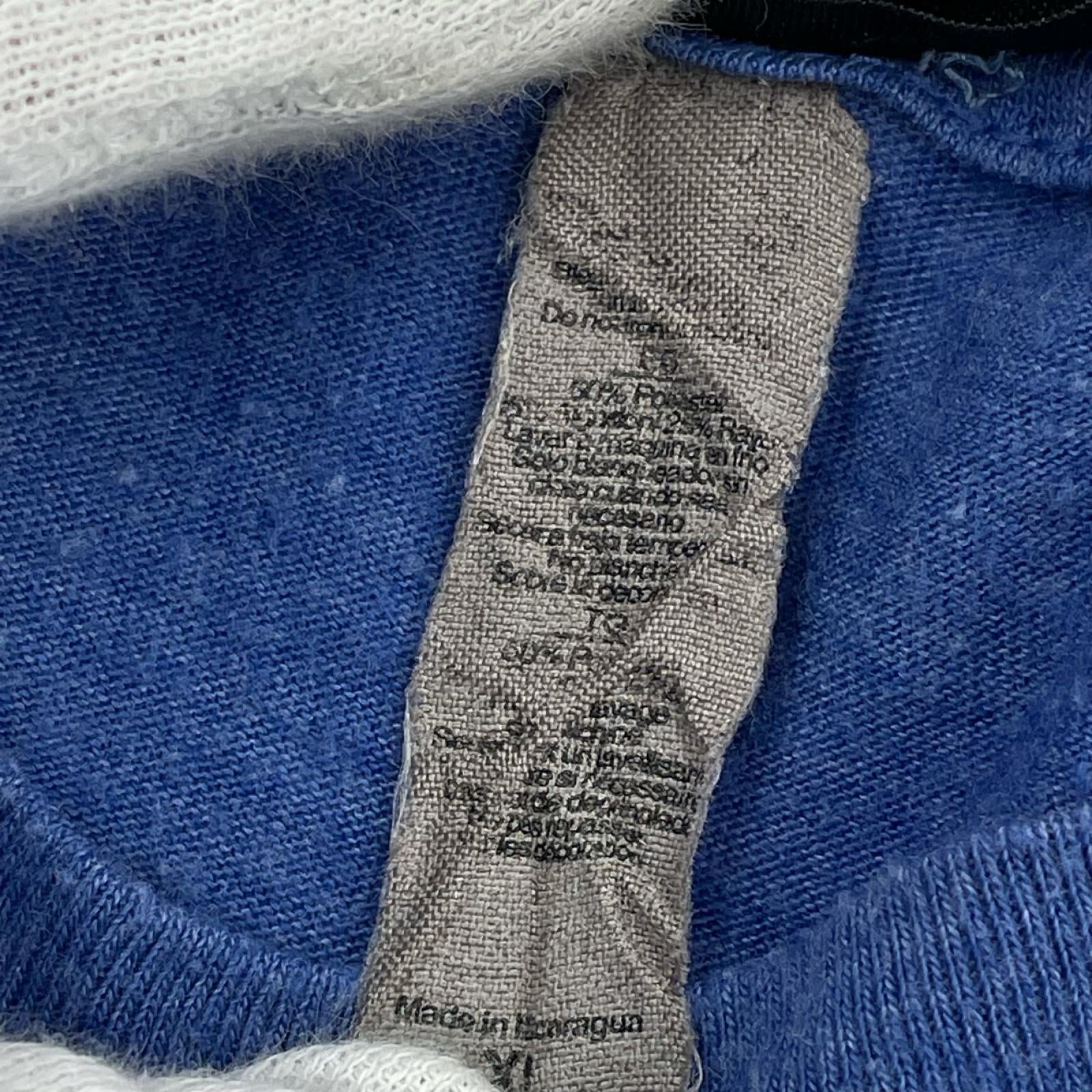 半袖Ｔシャツ 青 両面プリント