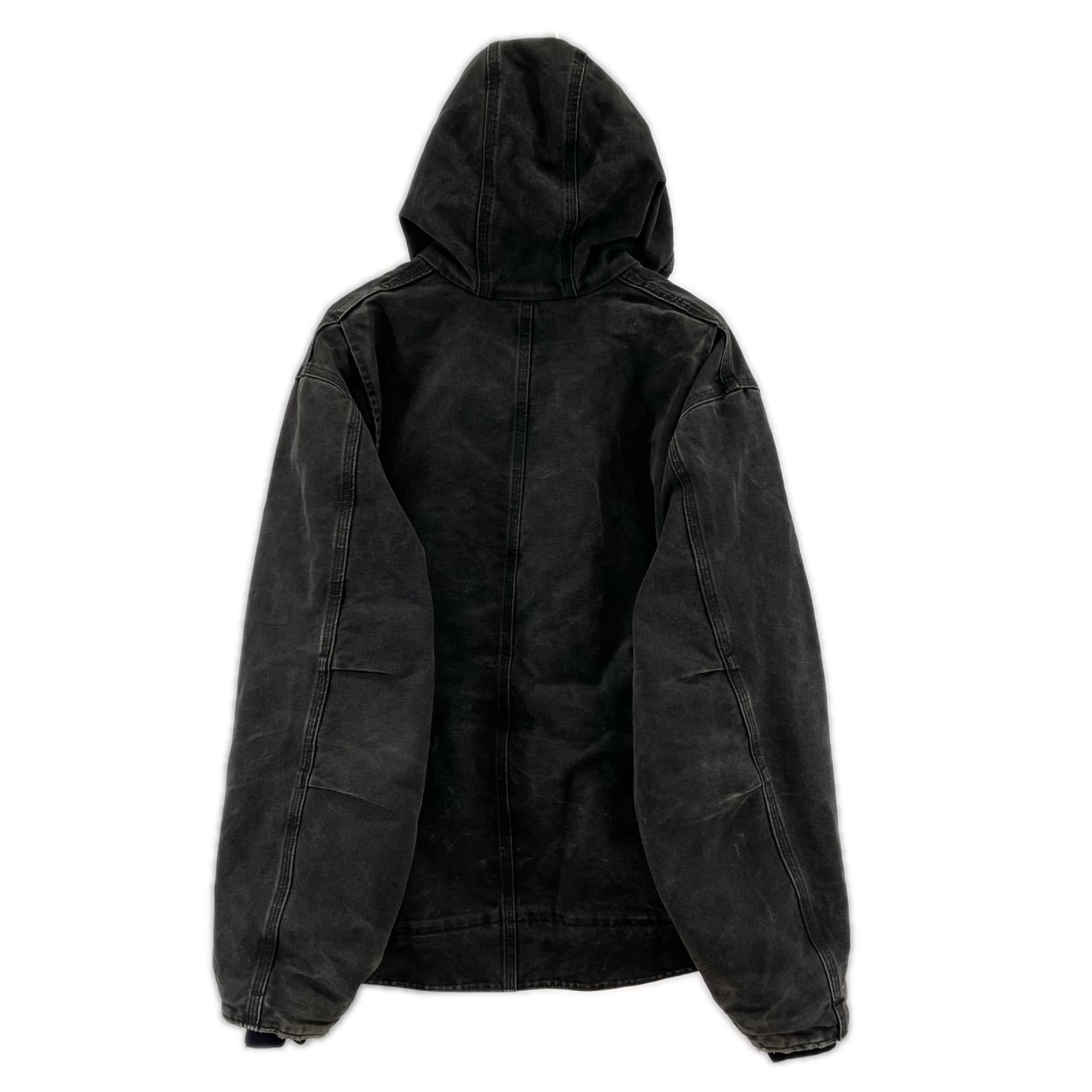 ジャケット Carhartt ﾎﾞｱﾗｲﾅｰ ｼｴﾗｼﾞｬｹｯﾄ ﾌｪｰﾄﾞﾌﾞﾗｯｸ (XL) ブラック