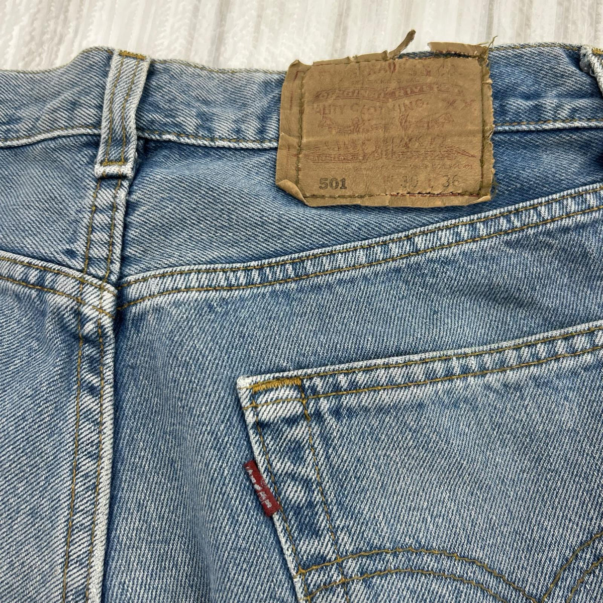 デニムパンツ 501 USA製　ボタン裏552 30 ブルー