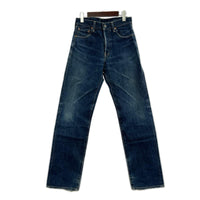 デニムパンツ levis 702 ﾎﾞﾀﾝ裏J22 30 ネイビー
