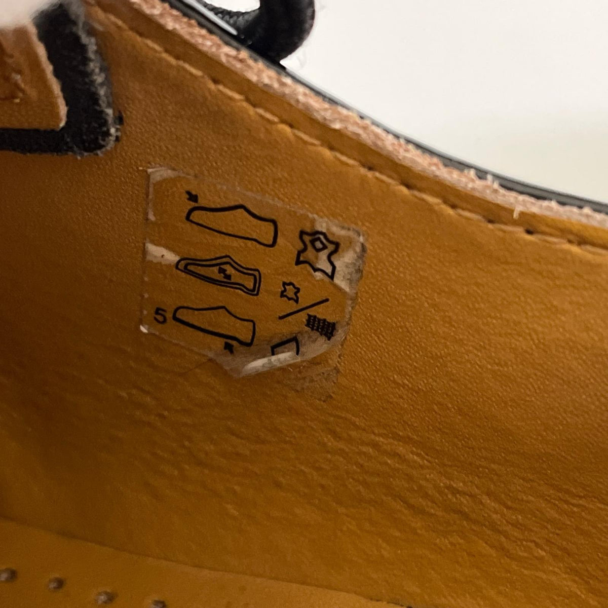 シューズ 10084 3HOLE SHOES ブラック