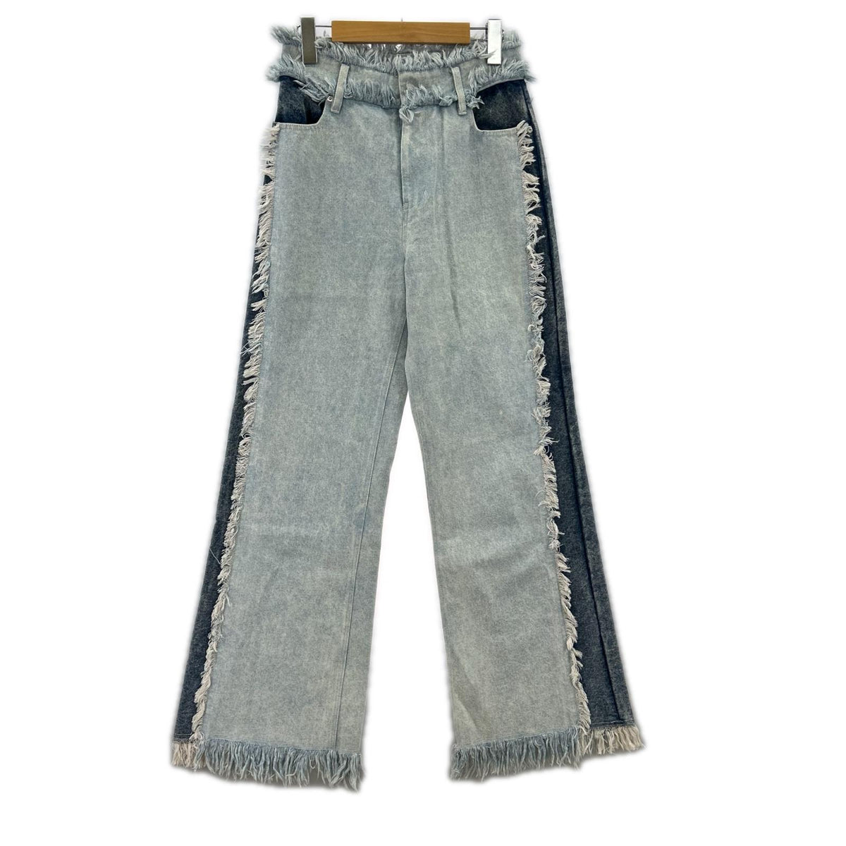 デニムパンツ SOOTHEA Fringe Contrast Denim M