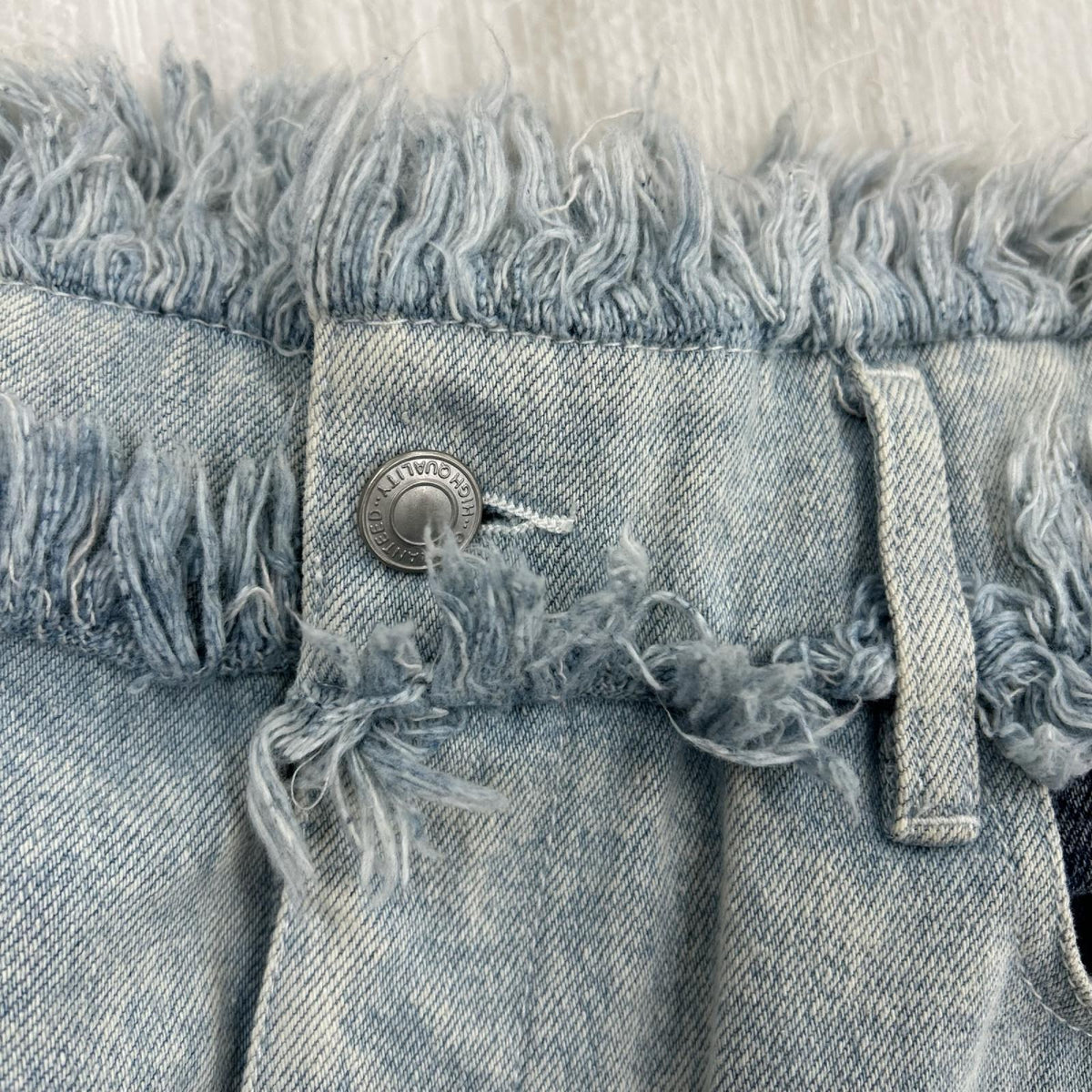 デニムパンツ SOOTHEA Fringe Contrast Denim M