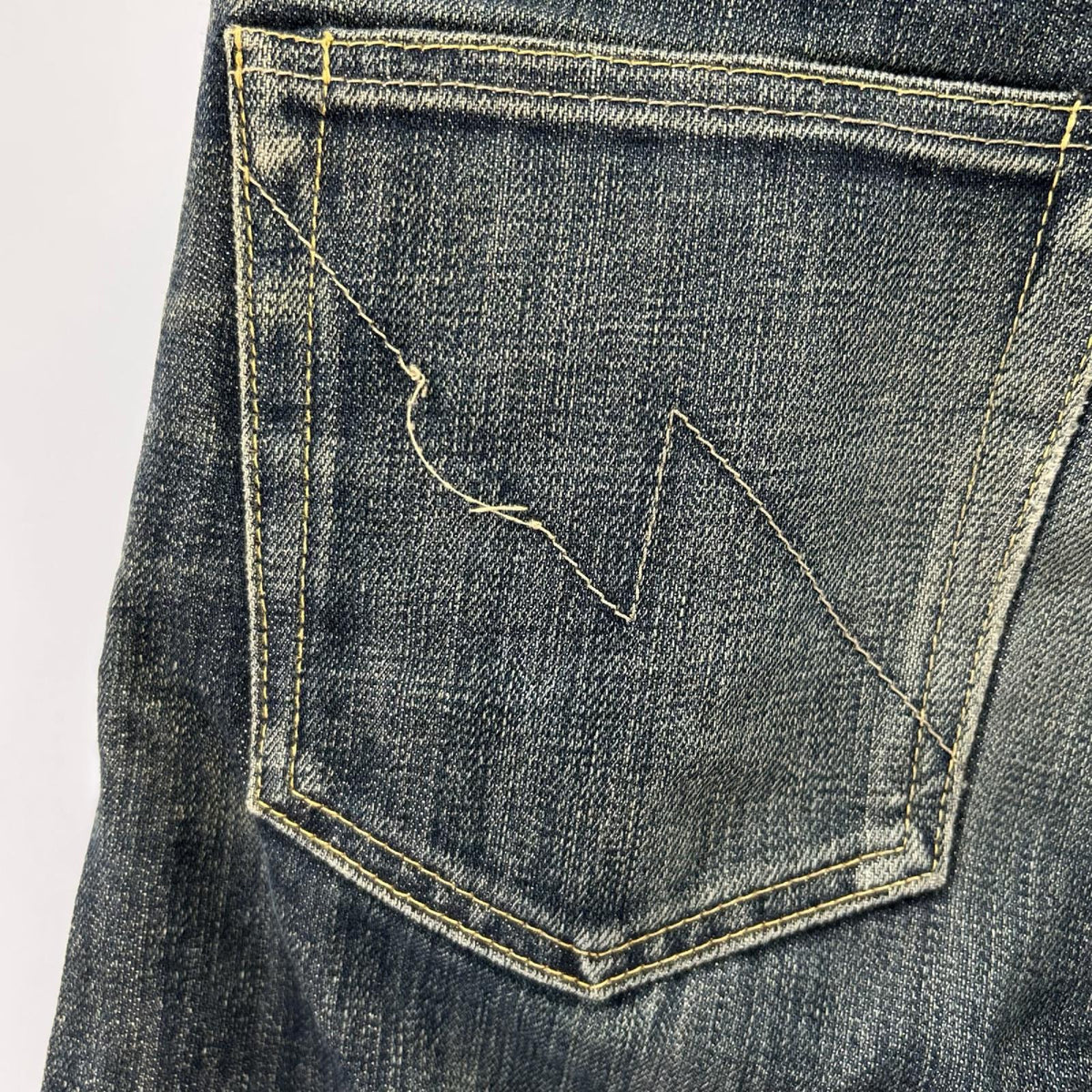 デニムパンツ RIGID.DP MID PANTS S S ネイビー