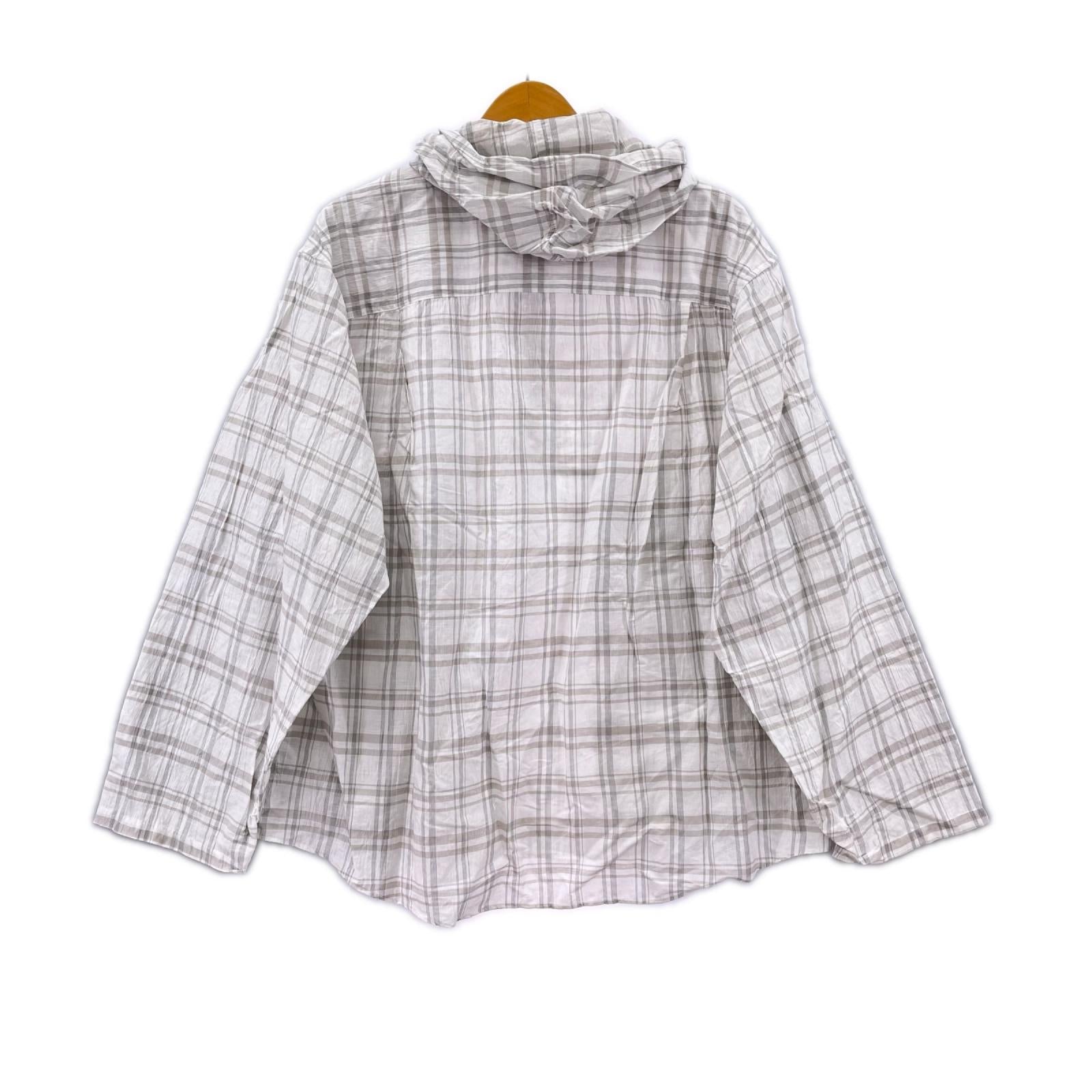 長袖シャツ HOODIE SHIRTS 26SS ホワイト