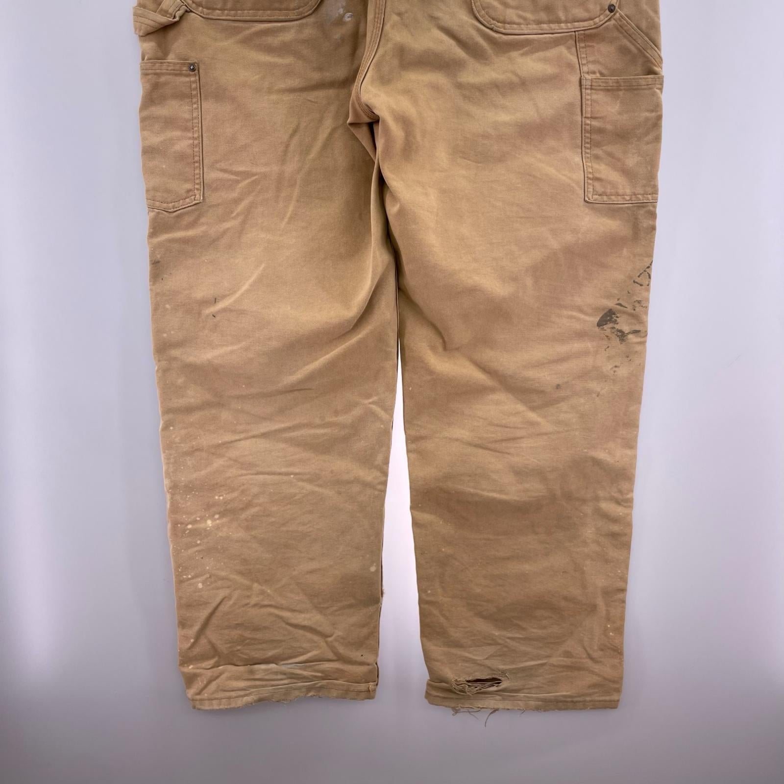 パンツ ﾒｷｼｺ製 ﾀﾞﾌﾞﾙﾆｰ ﾍﾟｲﾝﾀｰﾊﾟﾝﾂ 40 ベージュ