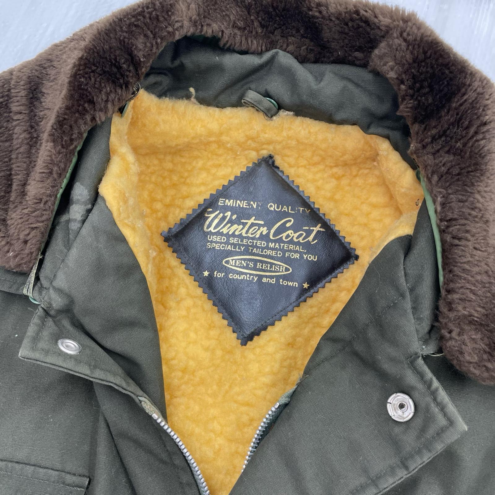 ジャケット Winter Coat ｶｽﾄﾛｺｰﾄ ｶｰｷ