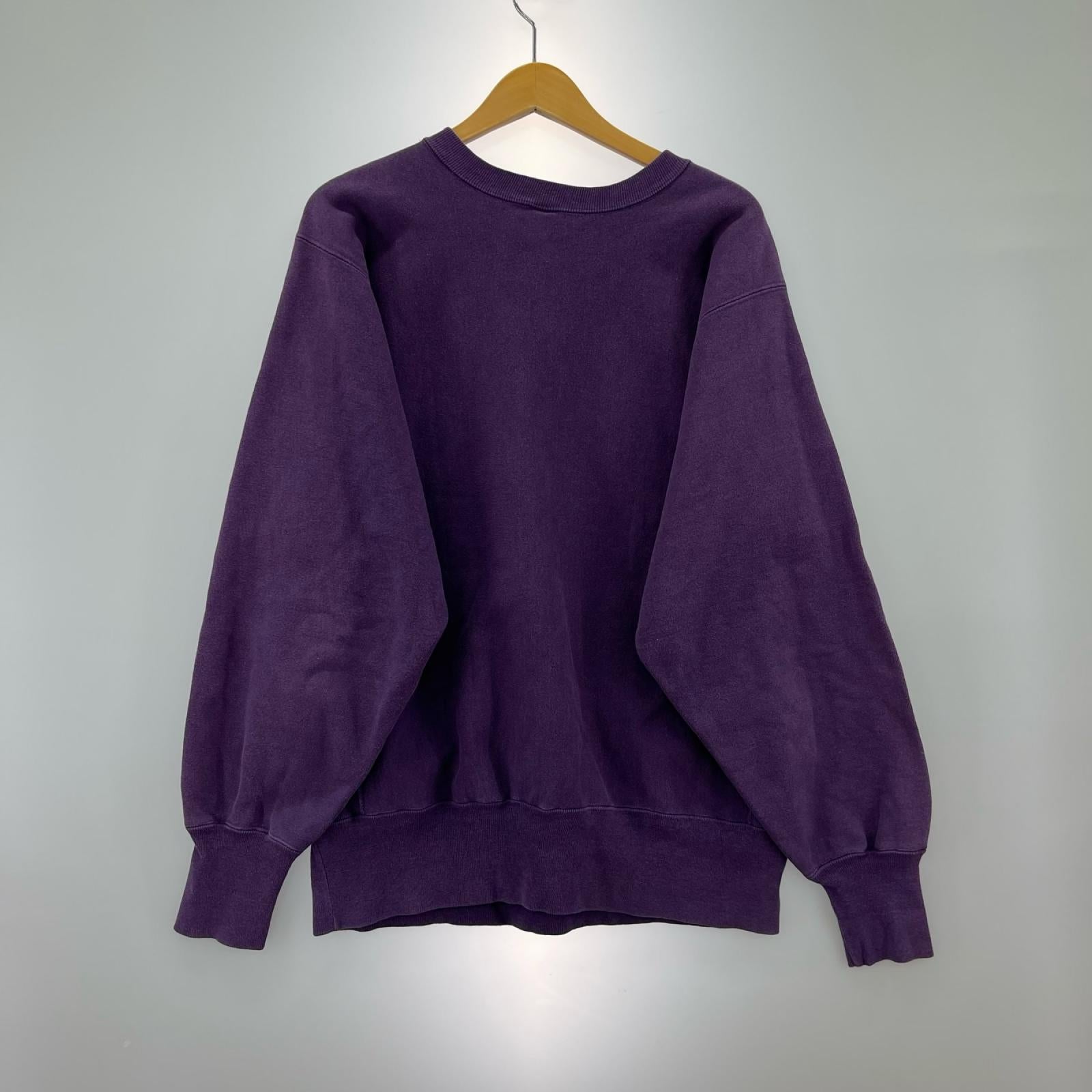 スウェット 90s REVERSE WEAVE ﾊﾟｰﾌﾟﾙ L パープル