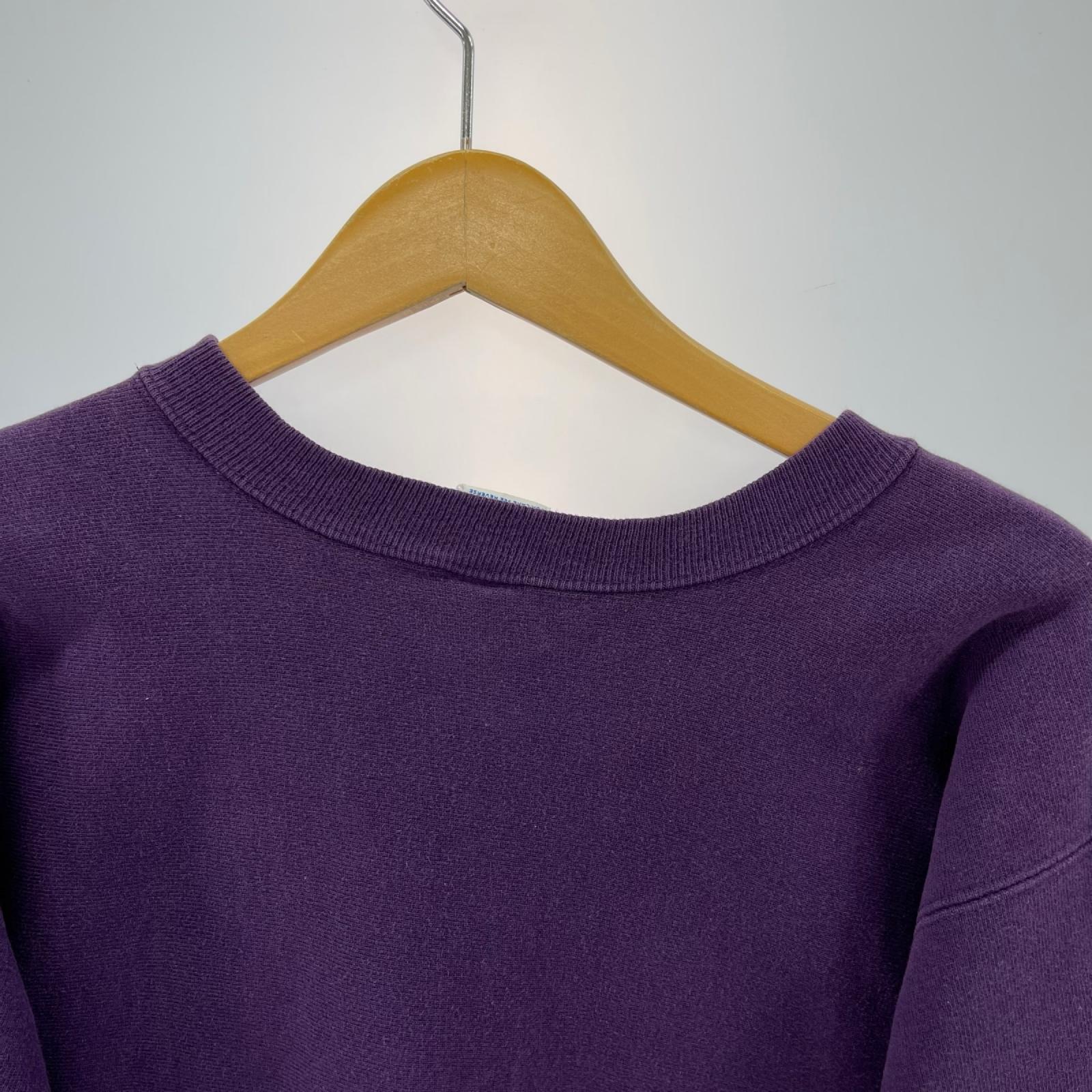 スウェット 90s REVERSE WEAVE ﾊﾟｰﾌﾟﾙ L パープル