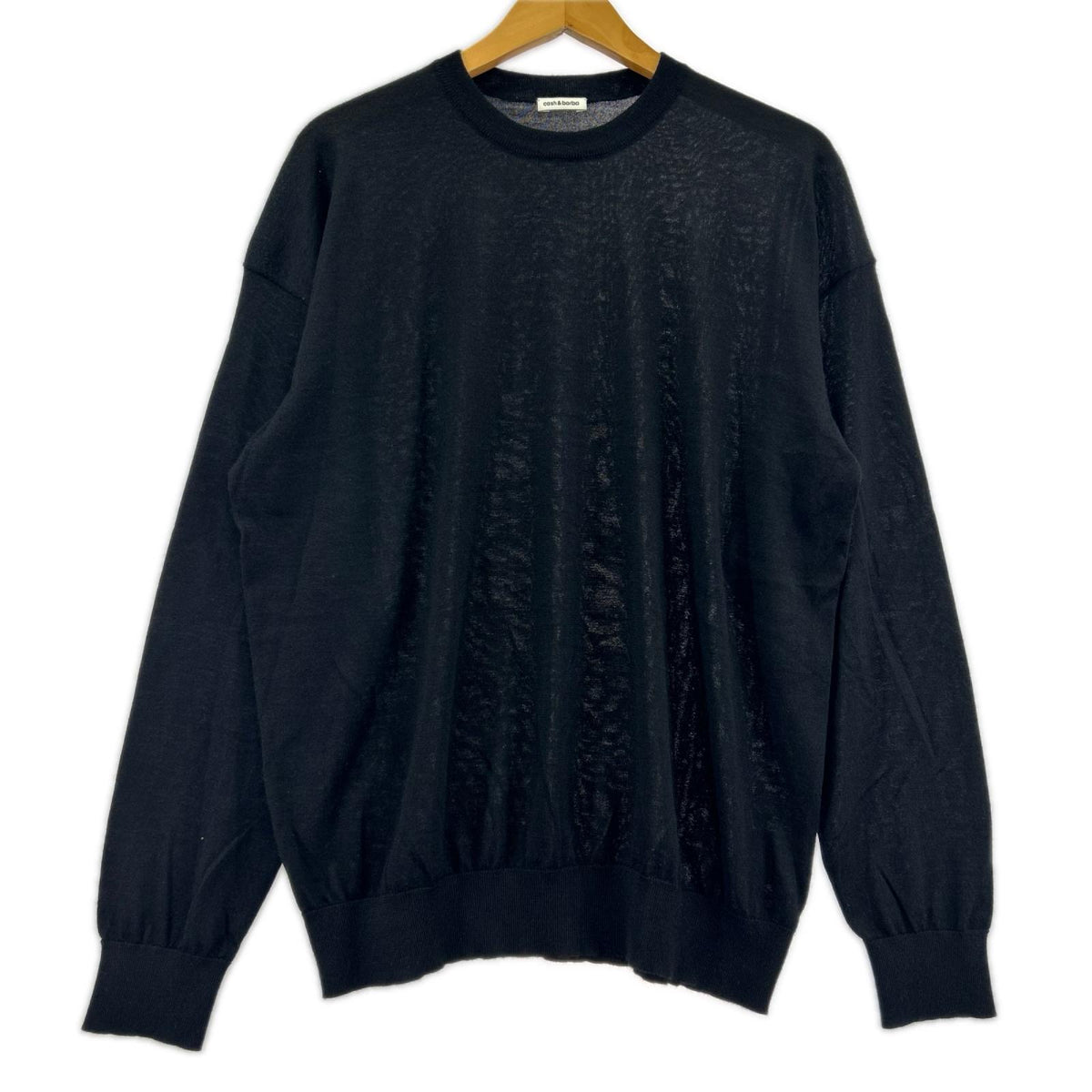 ニット cash&barba ｶｼﾐﾔ ﾆｯﾄ 黒 (2) 2 ブラック