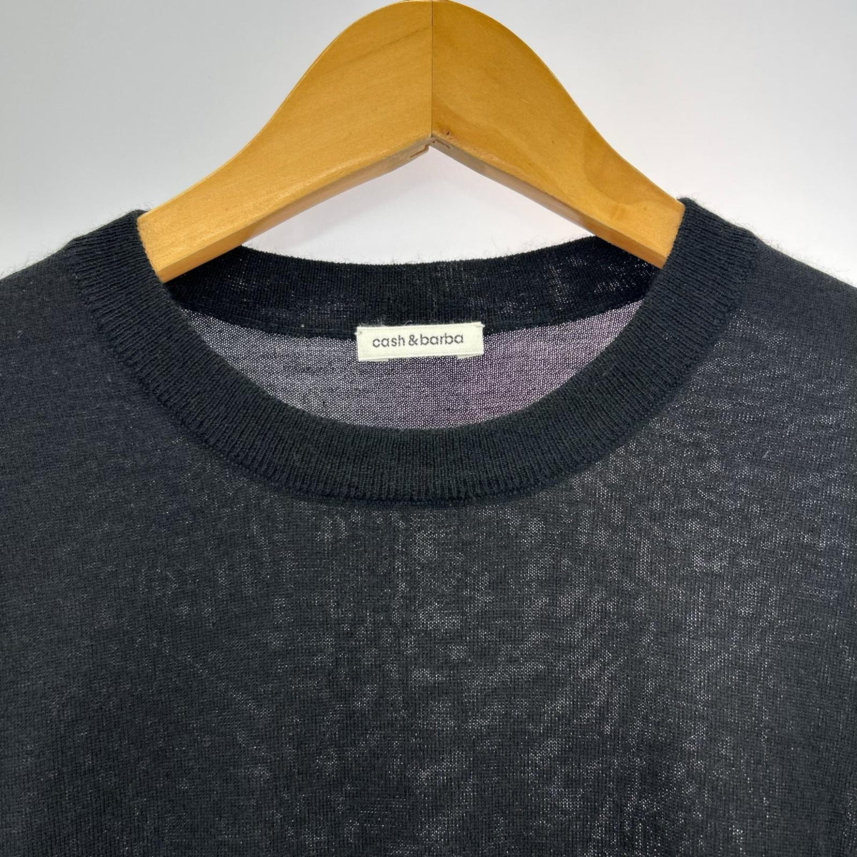 ニット cash&barba ｶｼﾐﾔ ﾆｯﾄ 黒 (2) 2 ブラック