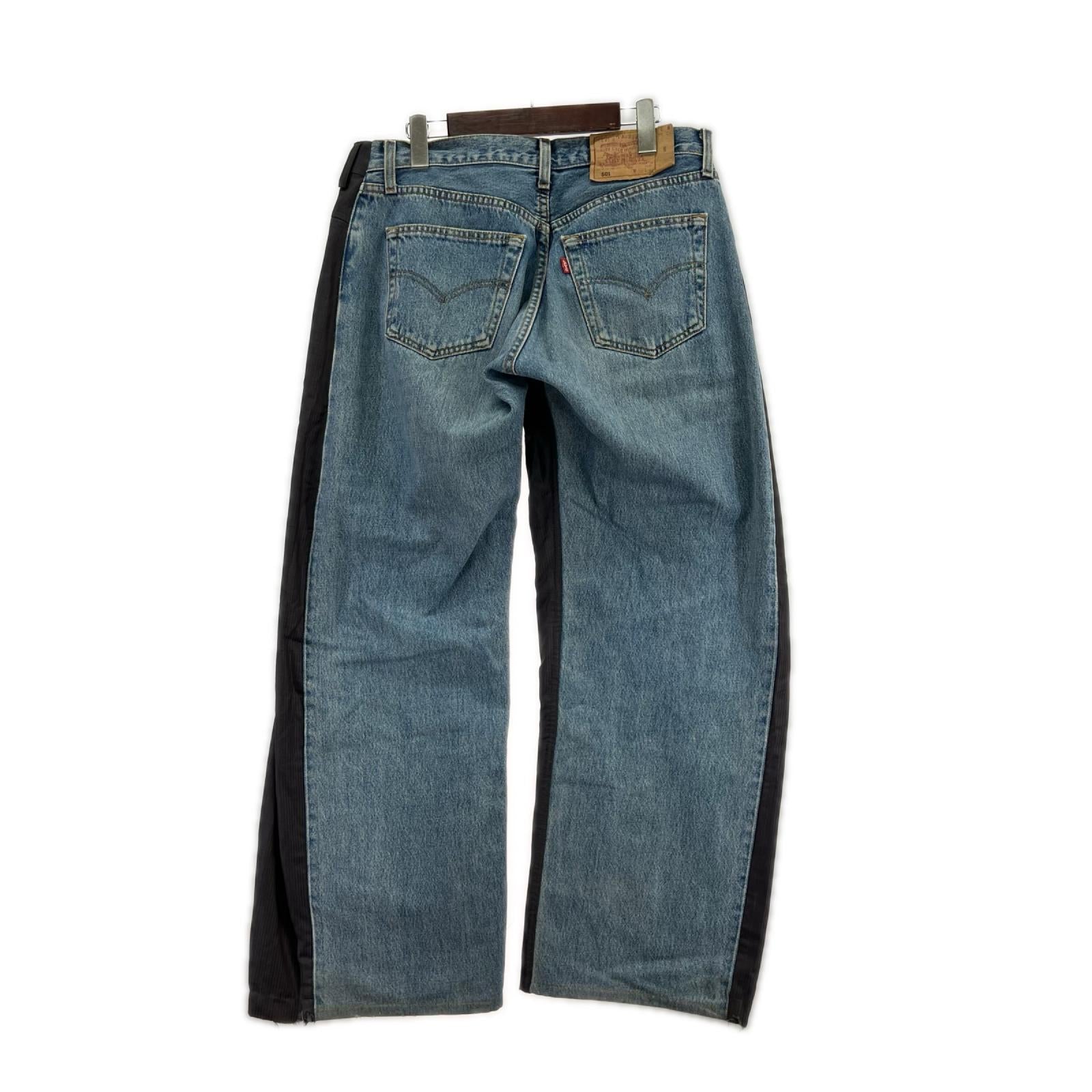 パンツ 3107 Over stock jeans (L) インディゴグレー L