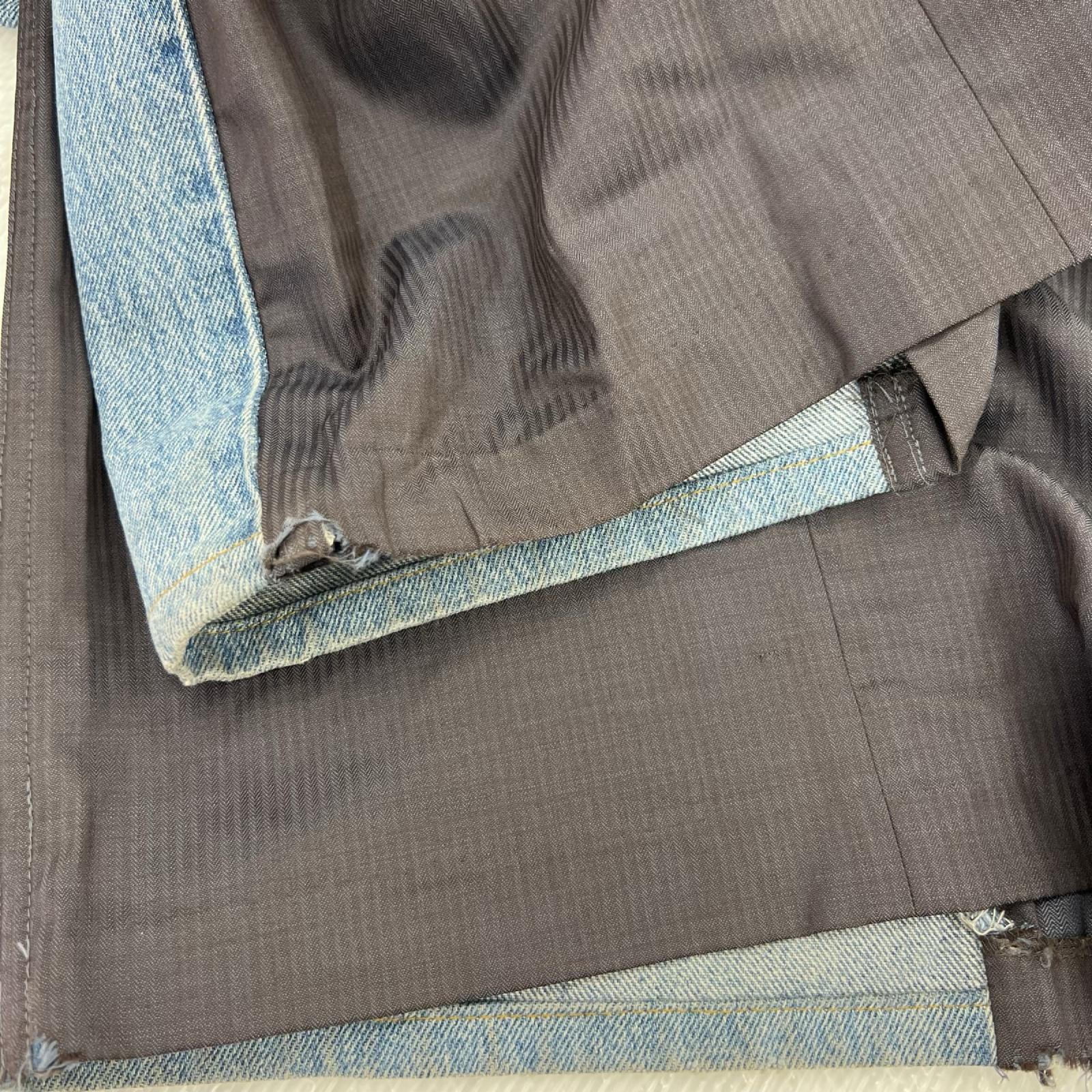 パンツ 3107 Over stock jeans (L) インディゴグレー L