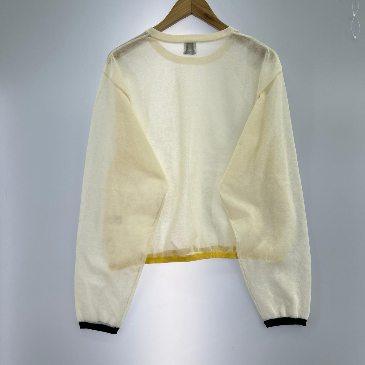 長袖Ｔシャツ ｼｱｰｶﾗｰﾘﾌﾞﾌﾟﾙｵｰﾊﾞｰ WHT ホワイト