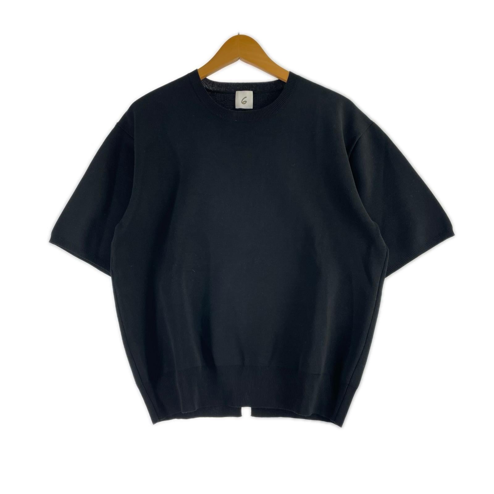 半袖Ｔシャツ ﾆｯﾄ生地 BLK ブラック