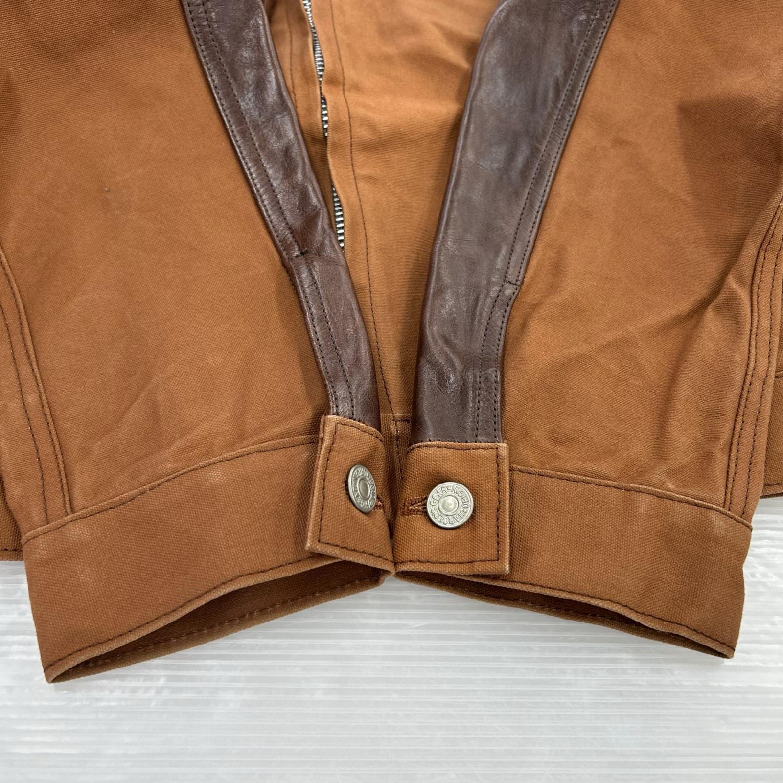 ジャケット HAROLD‘S GEAR ﾚｻﾞｰ切替ｼﾞｬｹｯﾄ 茶 (L) L ブラウン