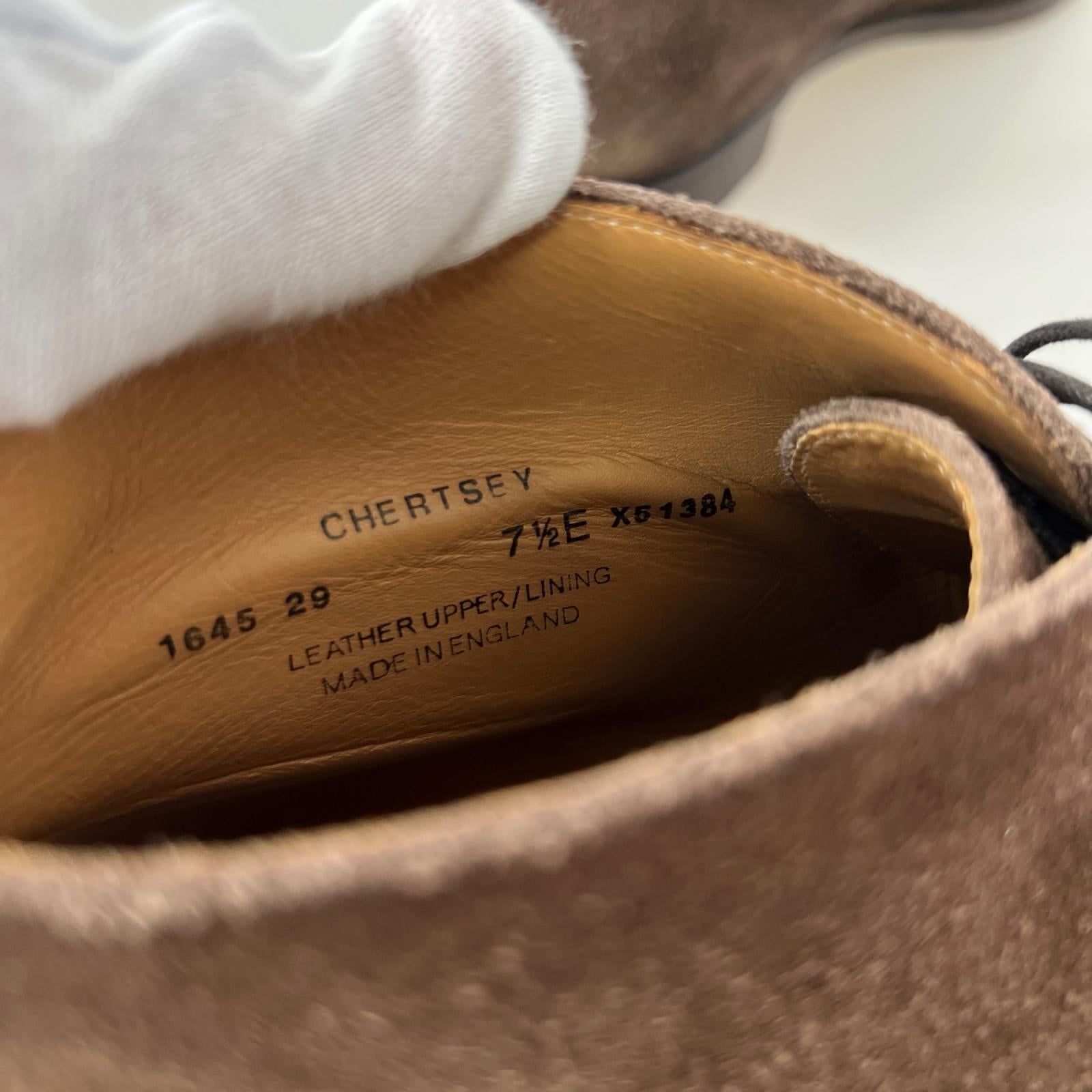 ブーツ CHERTSEY ｽｴｰﾄﾞﾁｬｯｶｼｭｰｽﾞ (7 1/2) ブラウン