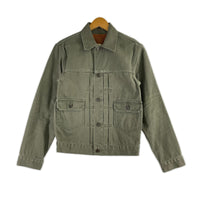 デニムジャケット 2ndﾀｲﾌﾟ ﾄｯﾗｶｰｼﾞｬｹｯﾄ ｾｰｼﾞｸﾞﾘｰﾝ (XS)