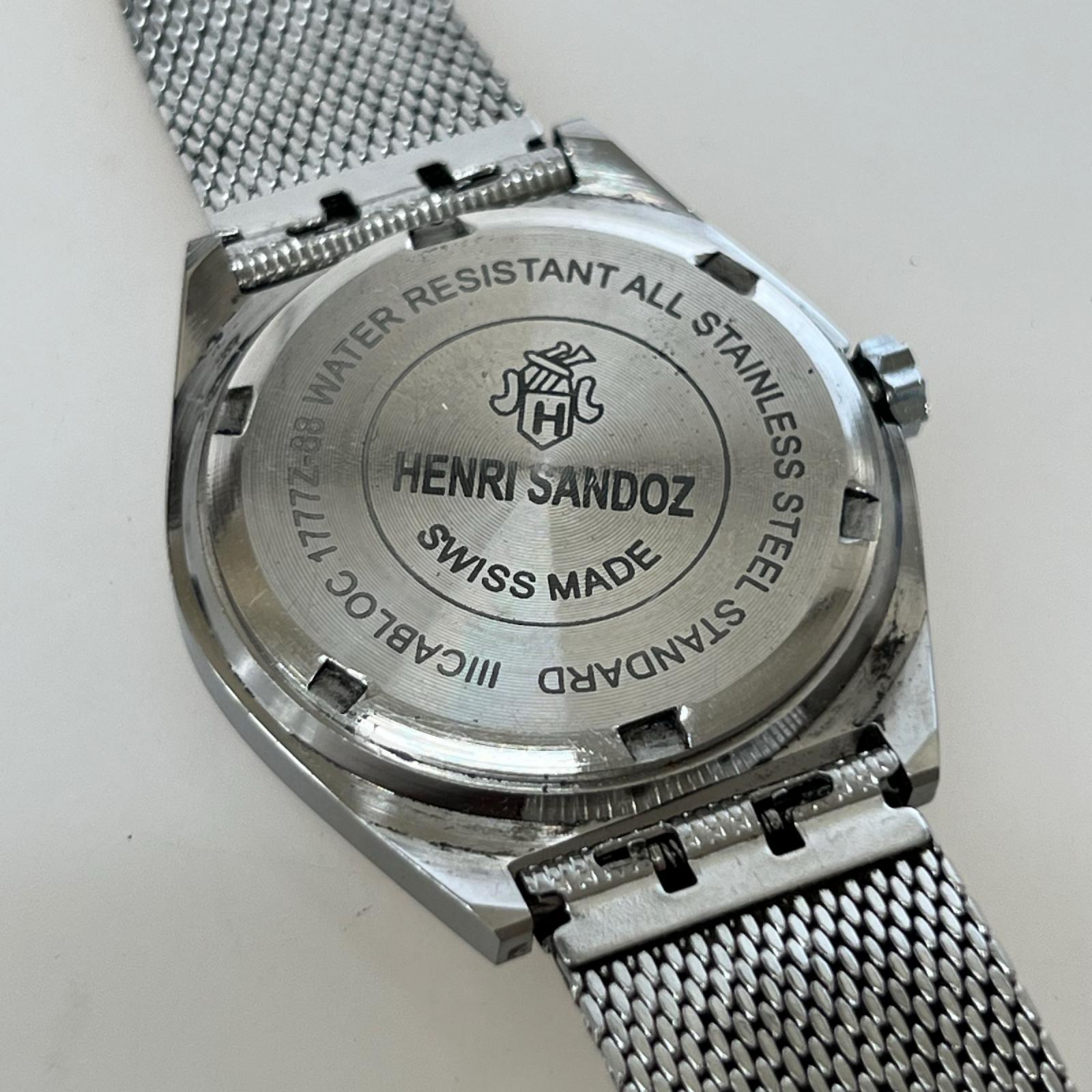 腕時計 HENRI SANDOZ 手巻き 1777Z-88 現状稼働品ですが要OH
