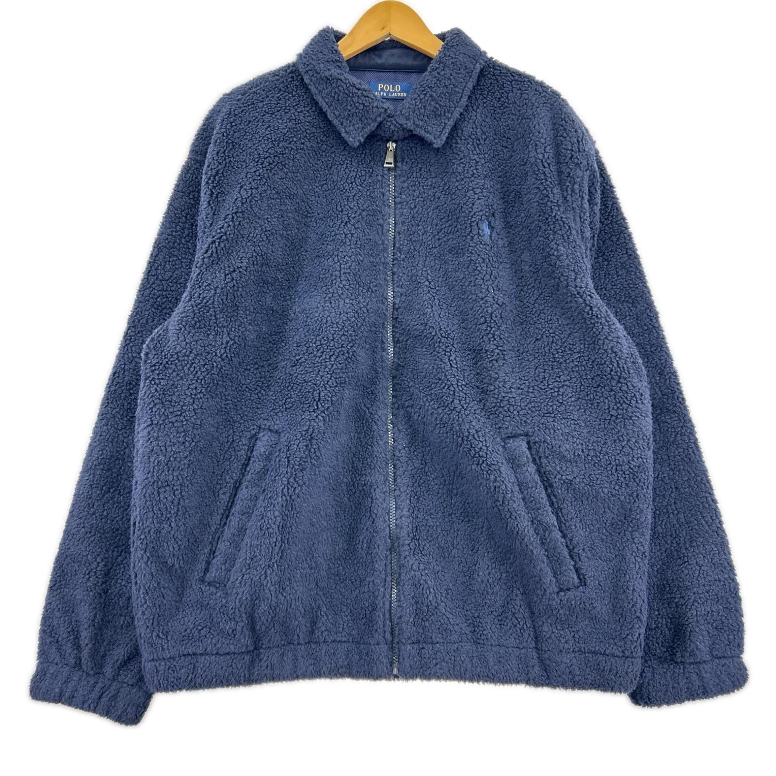 ブルゾン ﾌﾘｰｽ 紺 (L) L ネイビー