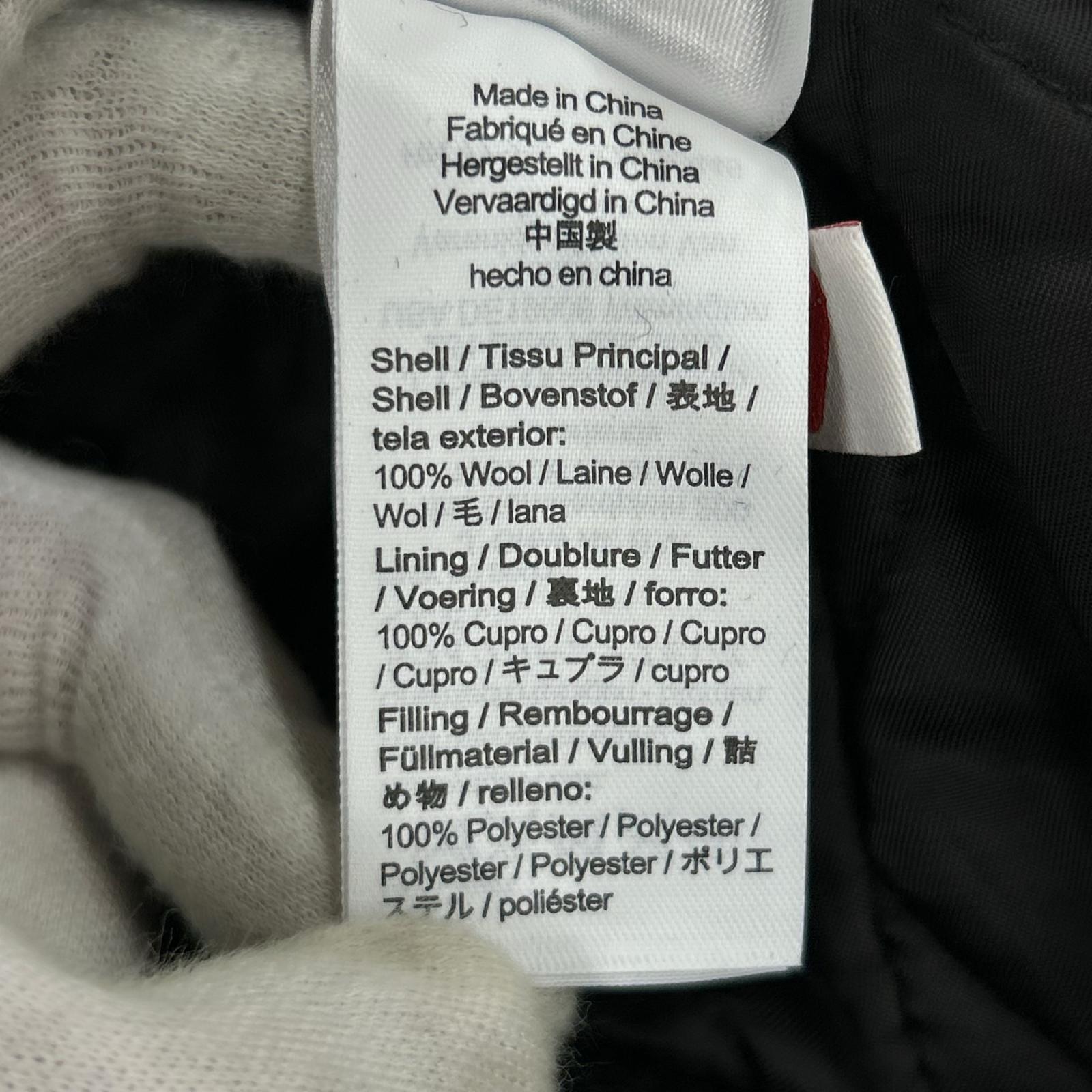 ジャケット Barn Jacket MOON社 ｳｰﾙ ﾁｪｯｸ 紺黒 (L) L