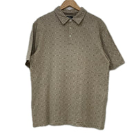 ポロシャツ STUSSY 紺タグ マルチロゴ S/Sポロシャツ XL ベージュ ベージュ