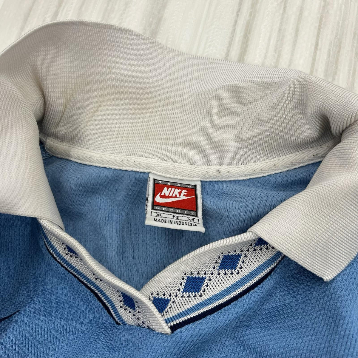 半袖Ｔシャツ 90s ﾉｰｽｶﾛﾗｲﾅ ﾕﾆﾌｫｰﾑ XL 水色