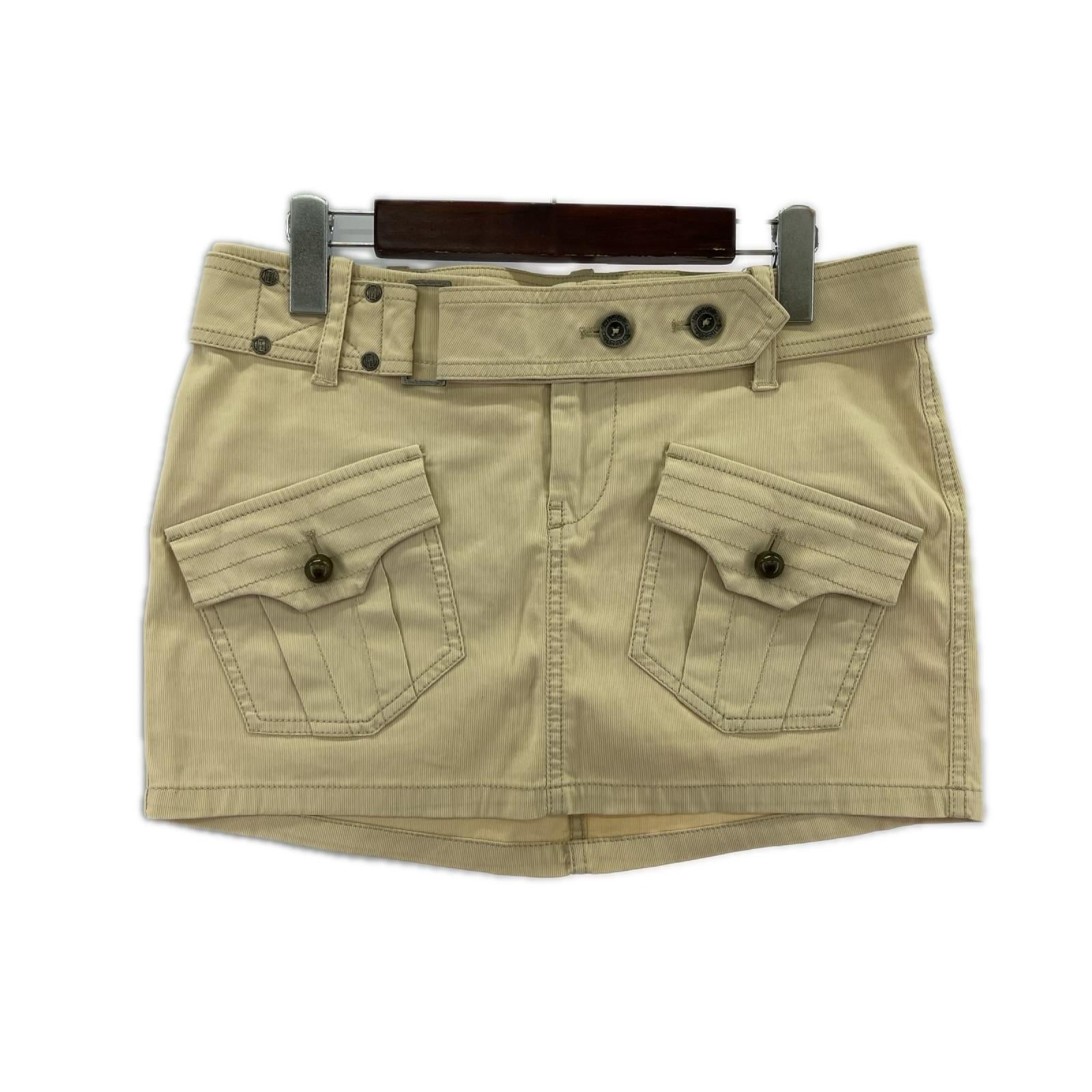 ミニスカート DIESEL ｼｮｰﾄﾊﾟﾝﾂ ｱｲﾎﾞﾘｰ (W26) 26 ベージュ