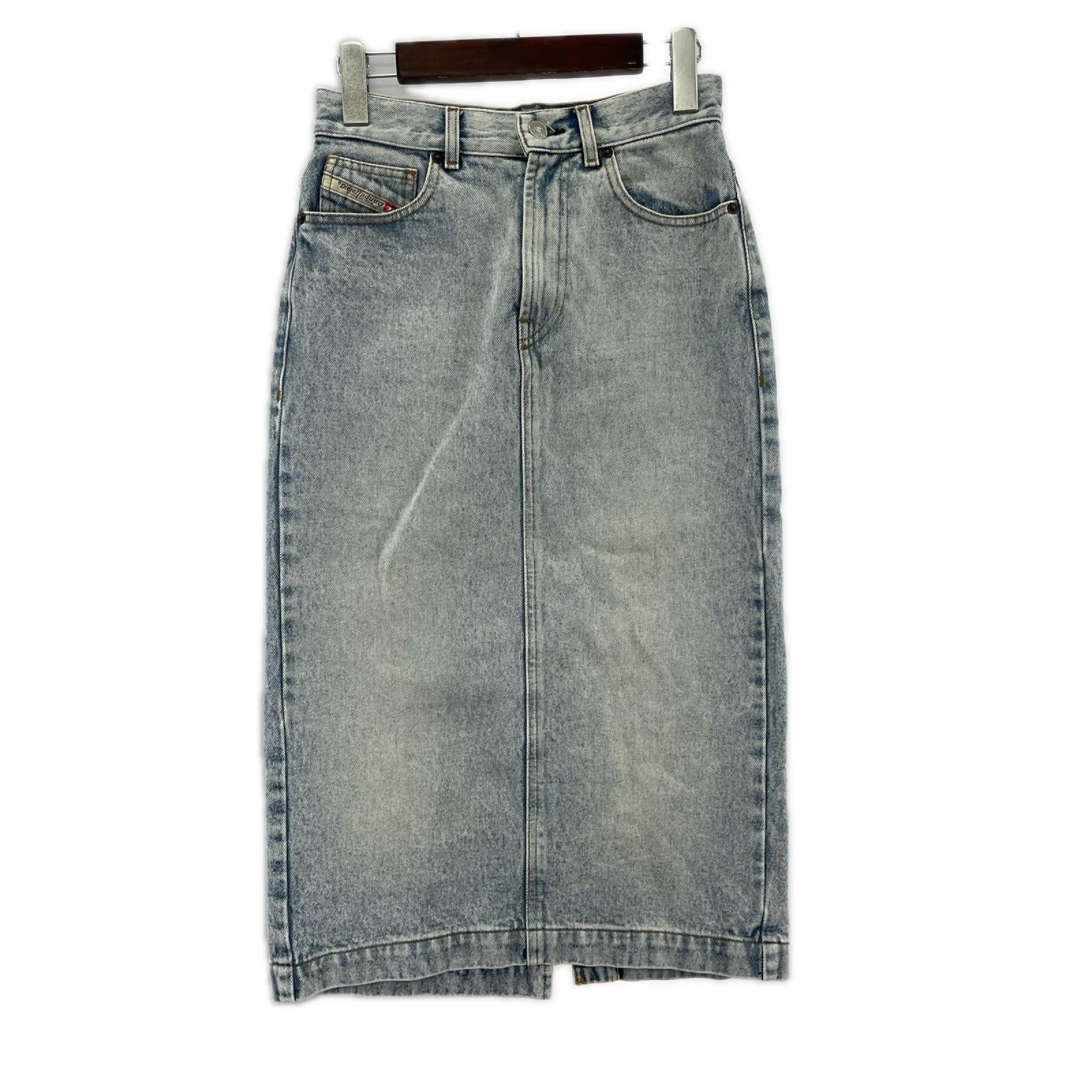 ロングスカート DIESEL ﾃﾞﾆﾑﾛﾝｸﾞｽｶｰﾄ (25) ブルー