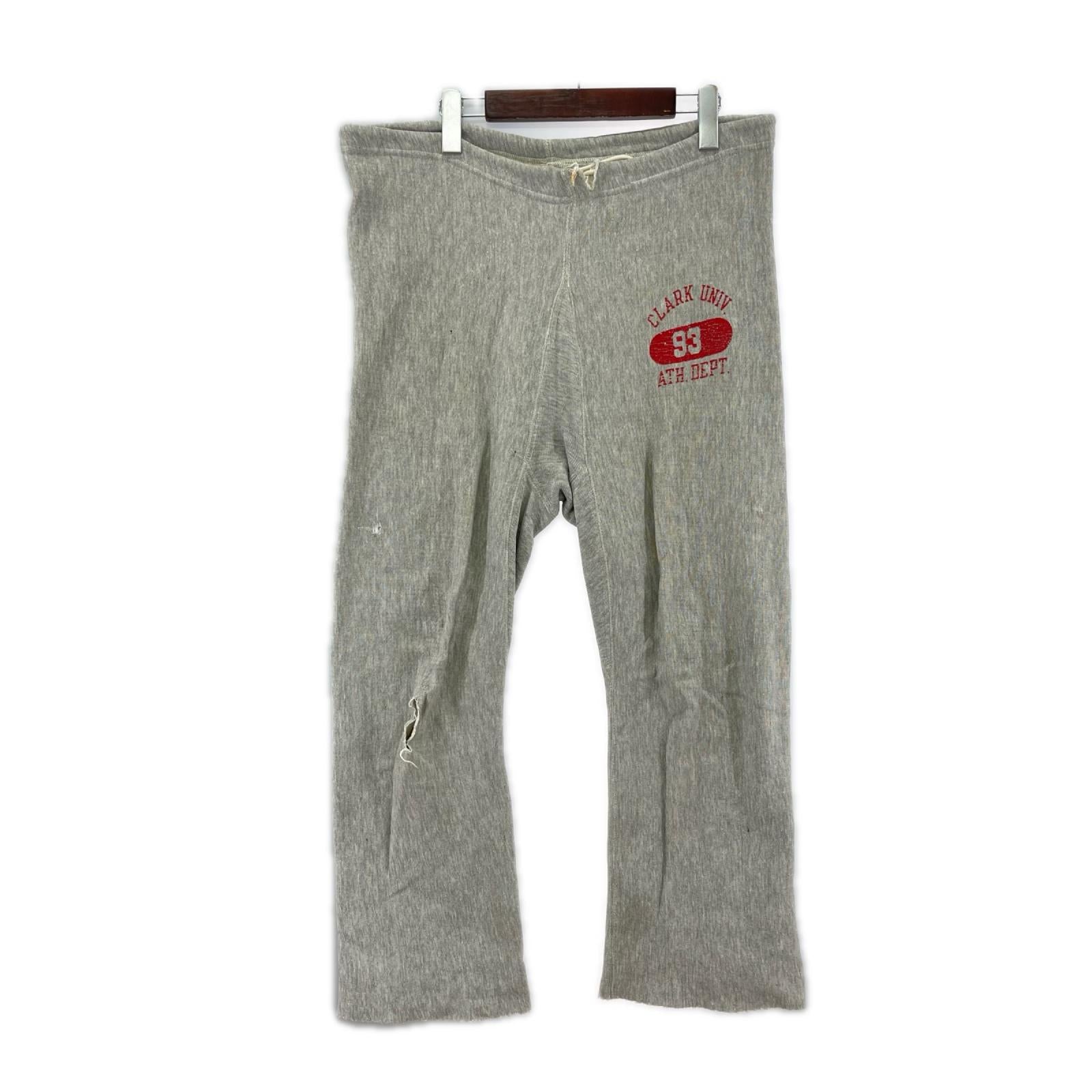 パンツ ｽｳｪｯﾄﾊﾟﾝﾂ 青単色ﾀｸﾞ 80s L グレー