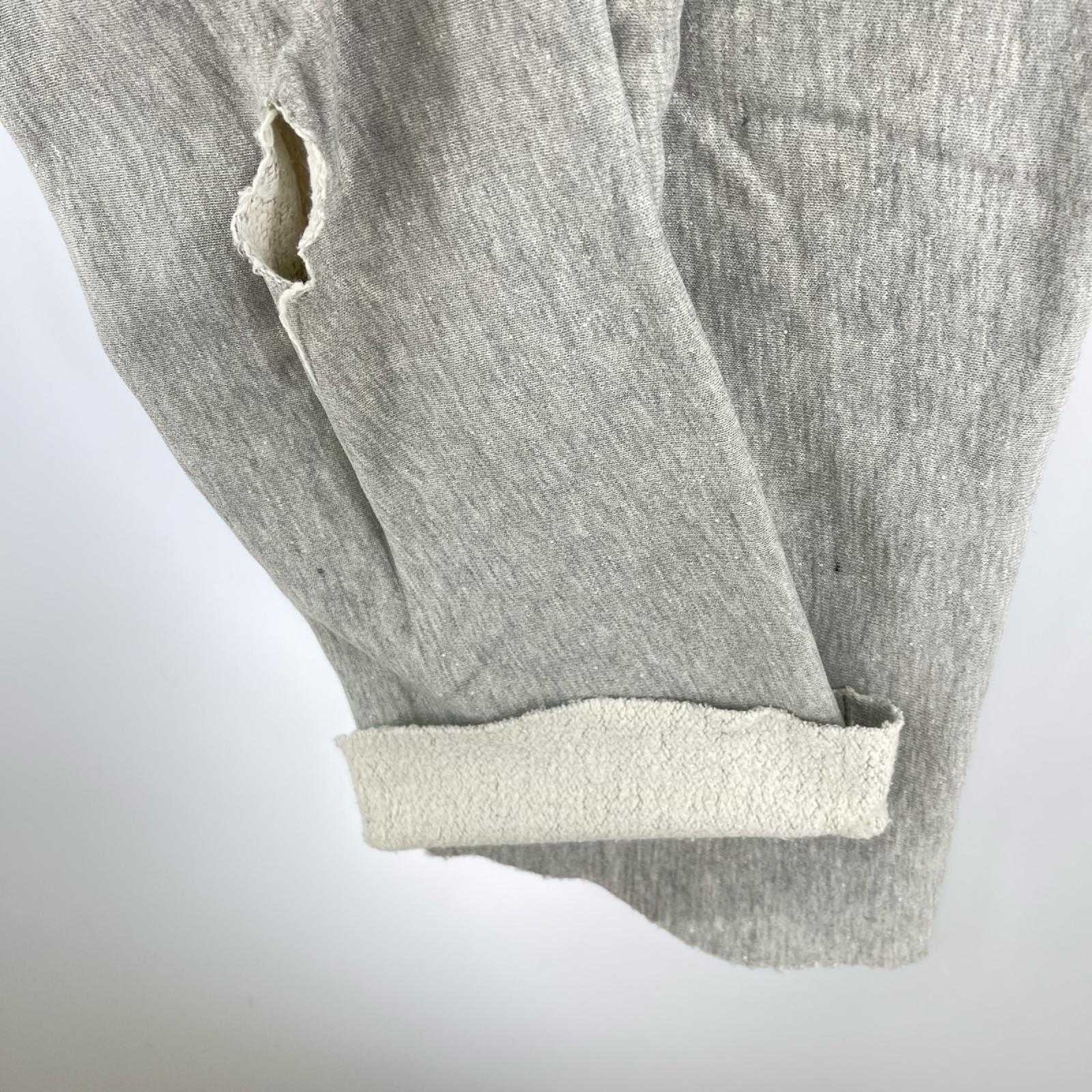 パンツ ｽｳｪｯﾄﾊﾟﾝﾂ 青単色ﾀｸﾞ 80s L グレー